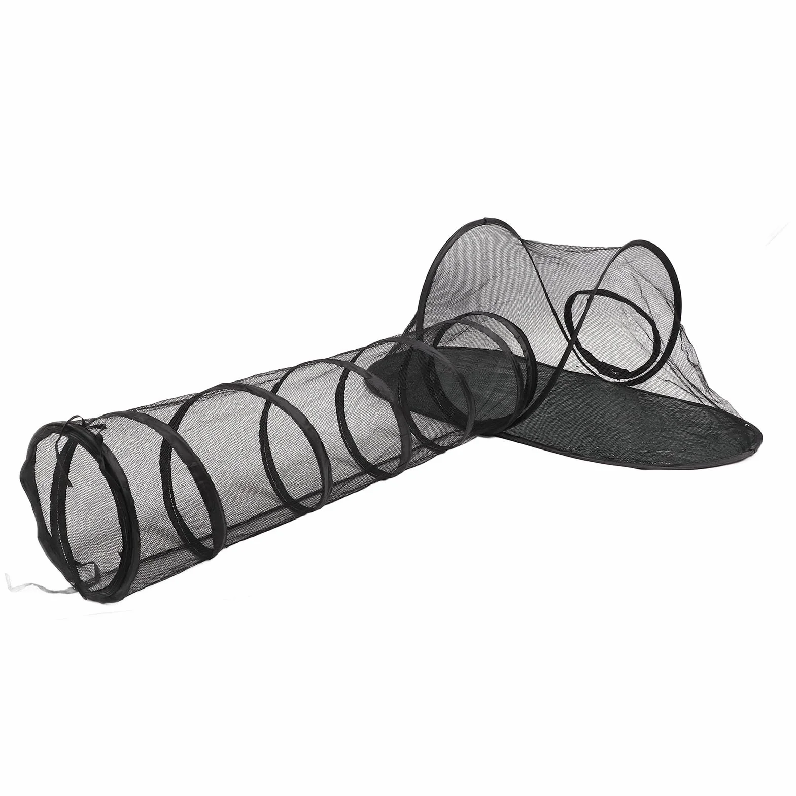 Recinti per Gatti da Esterno, Tenda per Animali Pieghevole Portatile con Tunnel, Tessuto Oxford e Rete, Box Perfetto per Gatti e Piccoli Animali 46,1 X 23,6 X 19,7 Pollici