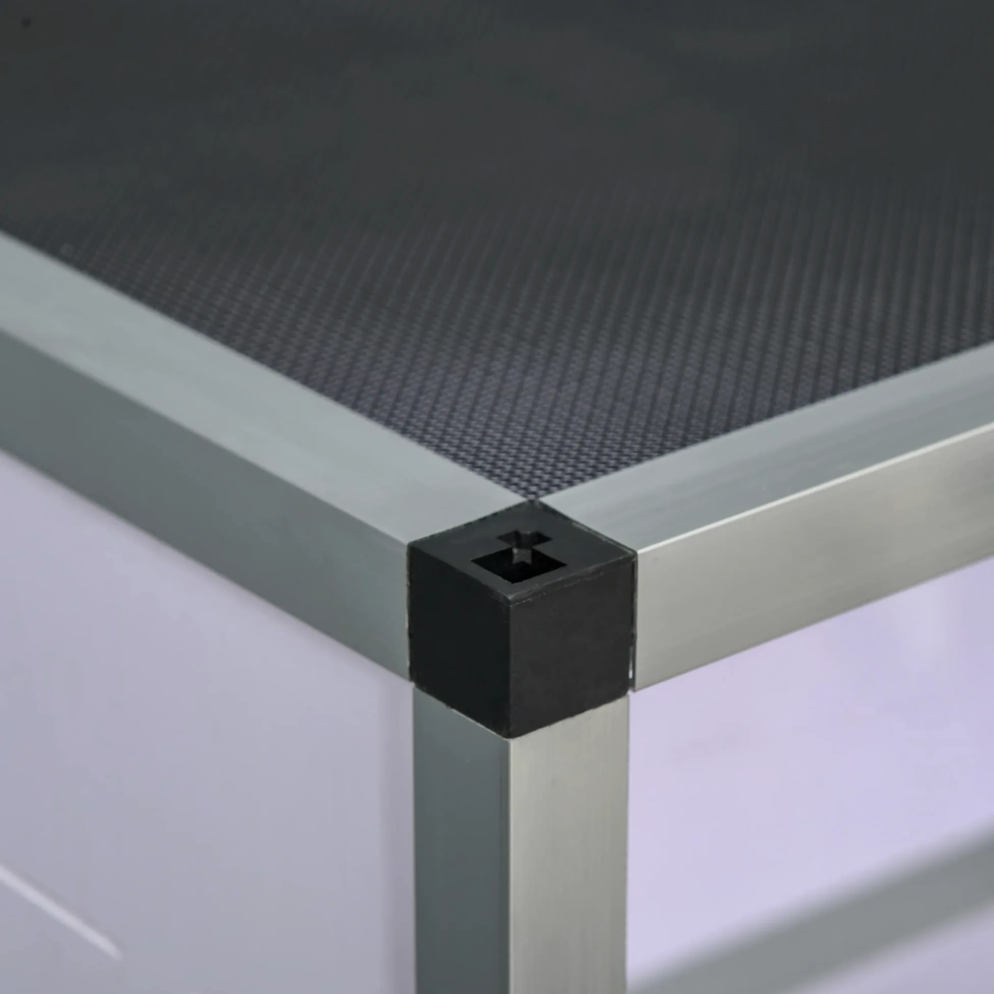 Terrario in alluminio per rettili anfibi aracnidi PawHut terrario a rete per l'allevamento di rettili bianco+argento+nero 120 x 40 x 40 cm