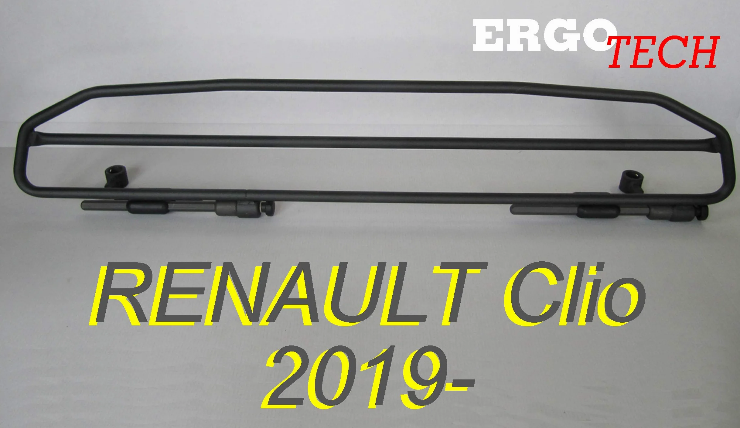 ERGOTECH Divisorio Griglia Rete Divisoria per Renault Clio (dal 2019 in Poi) RDA65HBG-2HXXS, per Trasporto Cani e Bagagli