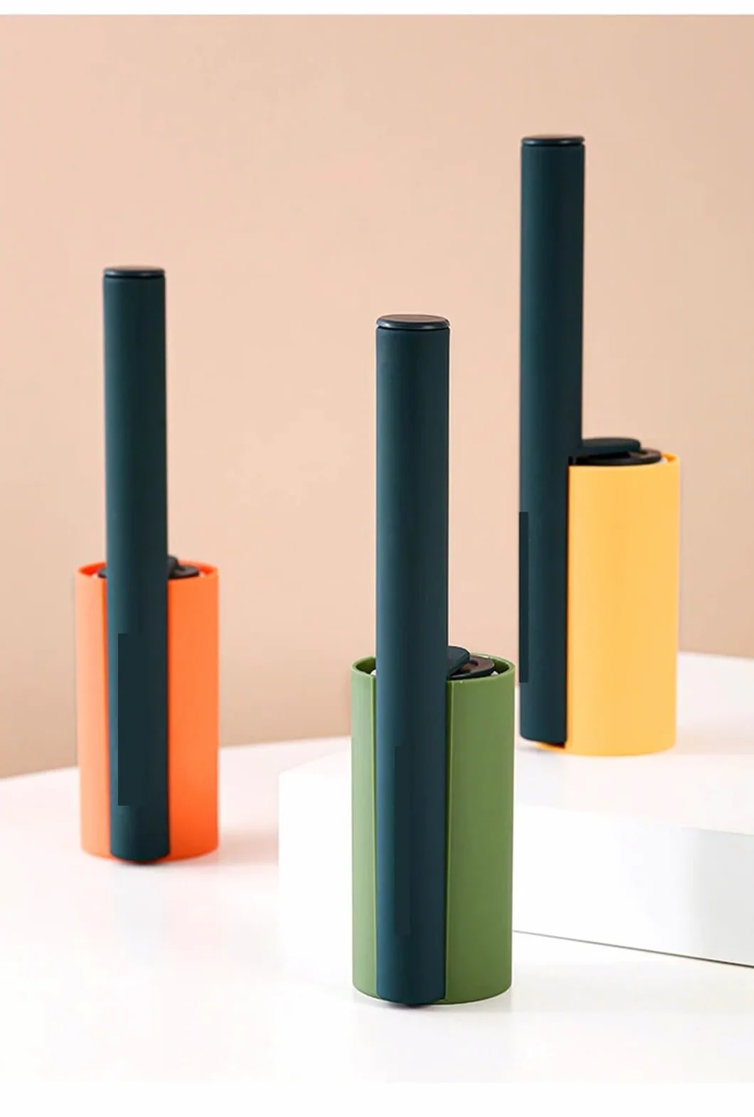 9 Rotoli Multifunzionale Riutilizzabile Leva Pelucchi Rullo Abbigliamento Tappeto Divano Rimozione for La della Polvere for Capelli per Vestiti | Yellow with 3 rolls