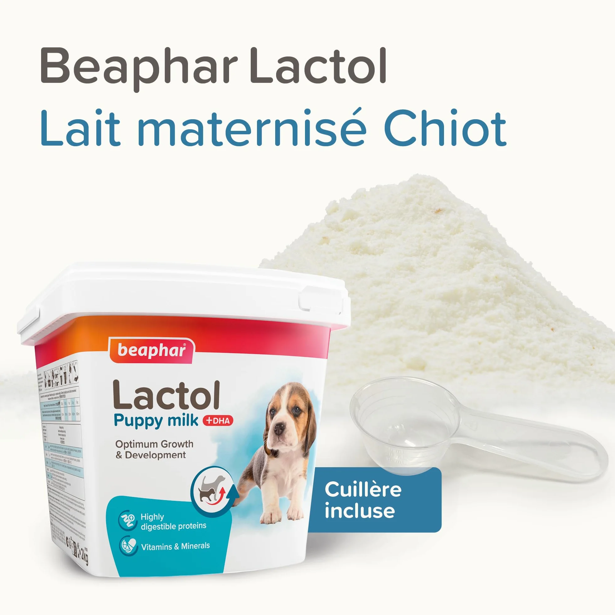 Beaphar Lactol, Latte in polvere per cuccioli, sostituzione del latte materno