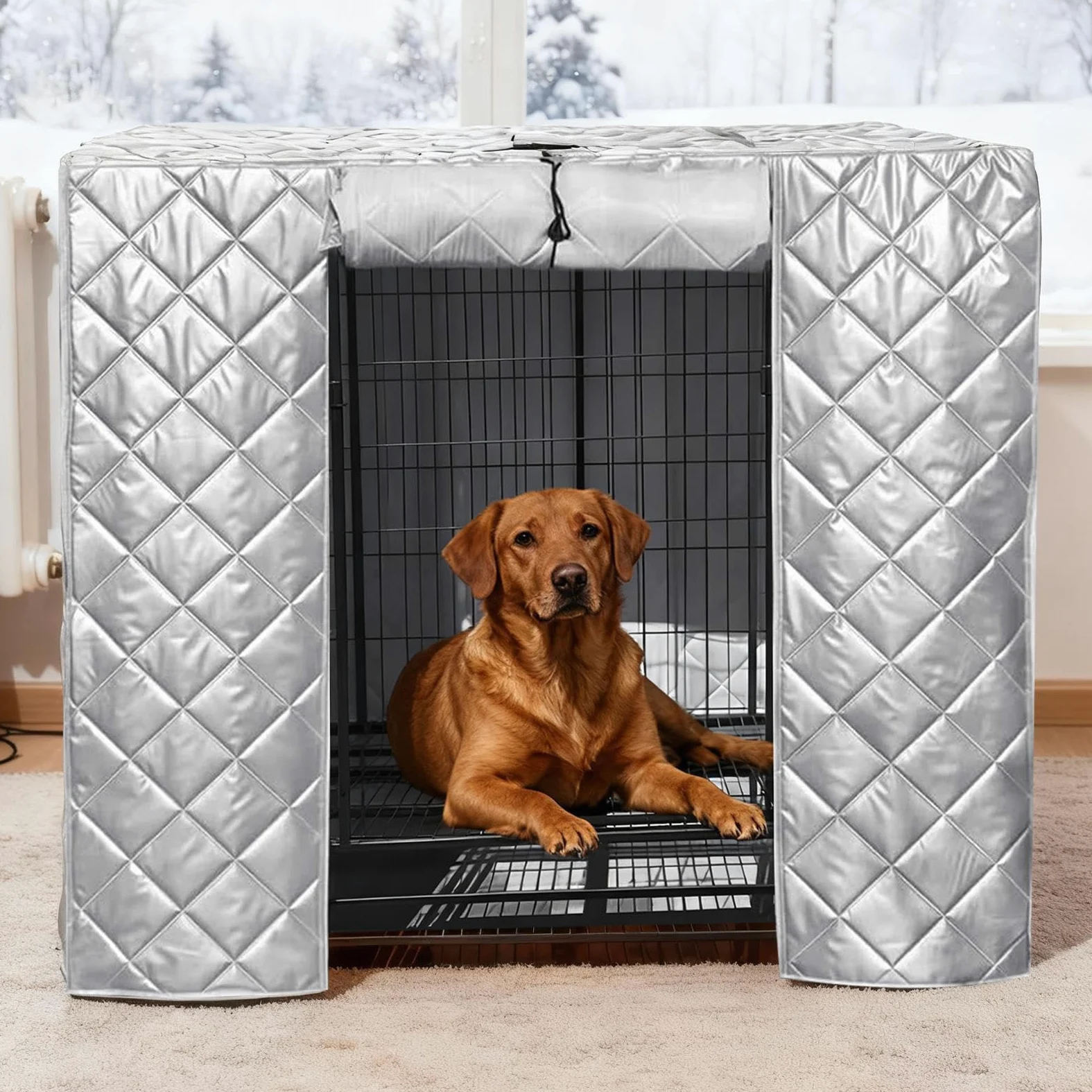 Copertura Gabbia Per Cani Protettivi Antirumore E Antipioggia Per Animali | Coperture Per Gabbie Per Cani Per Esterno Giardino Terrazza Cortile Balcone