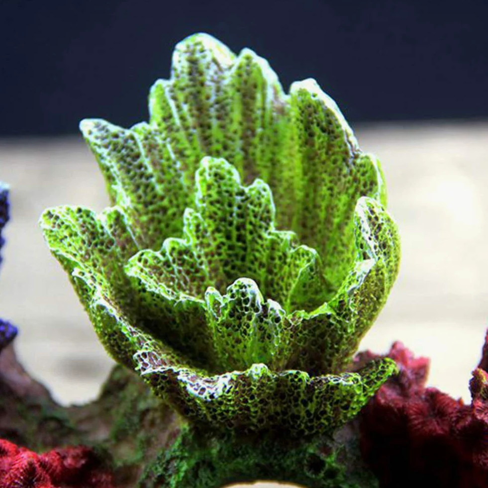 balacoo Decorazione per Acquario: Simulazione Corallo - Sfondo per Acquario - Imitazione Pietra, Resina, Giardino Roccioso Scultura per Acquari