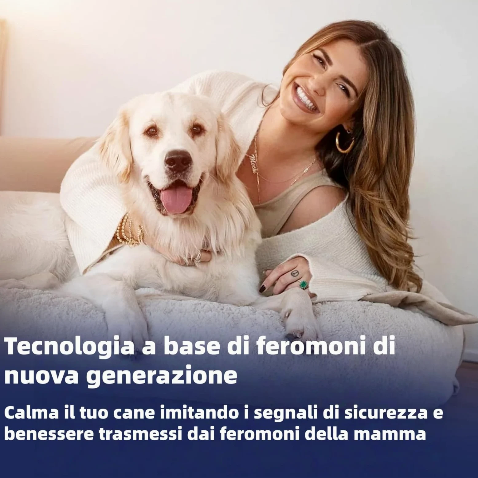 MEIION Ormeo Pet Diffusore,Diffusore Calmante per Cani,Feromoni Antistress,Aiuta i Cani Ansiosi a Rilassarsi,Facile da Usare,Adatto per Situazioni di Stress