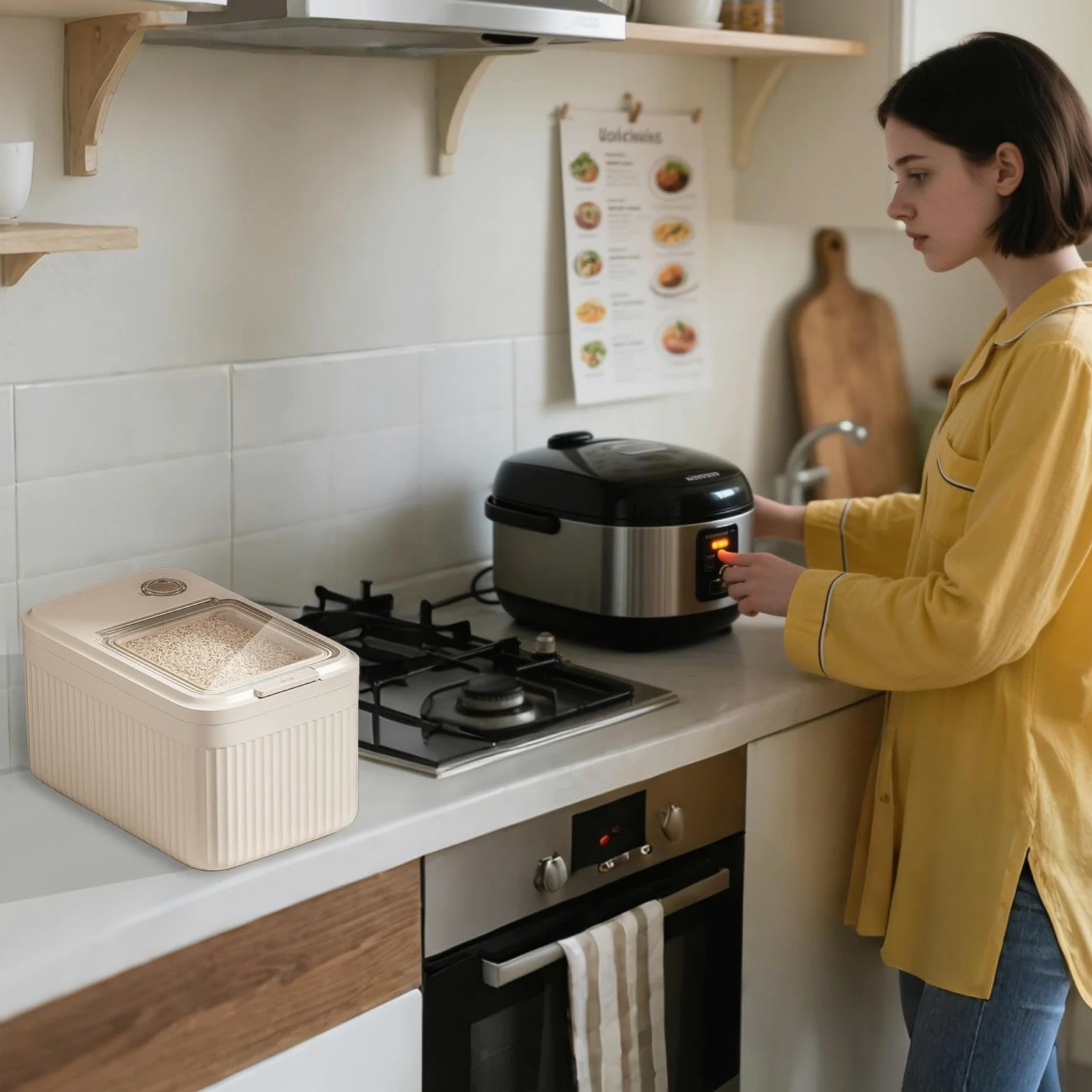 Contenitore Cibo Distributore Snack Sigillato Antipioggia Ermetico | Contenitore Ermetico Cibo Cani Per Pet Gatti Conigli Topi Riso Cereali Farina Soia Dispensa Cucina Casa Garage Fienile