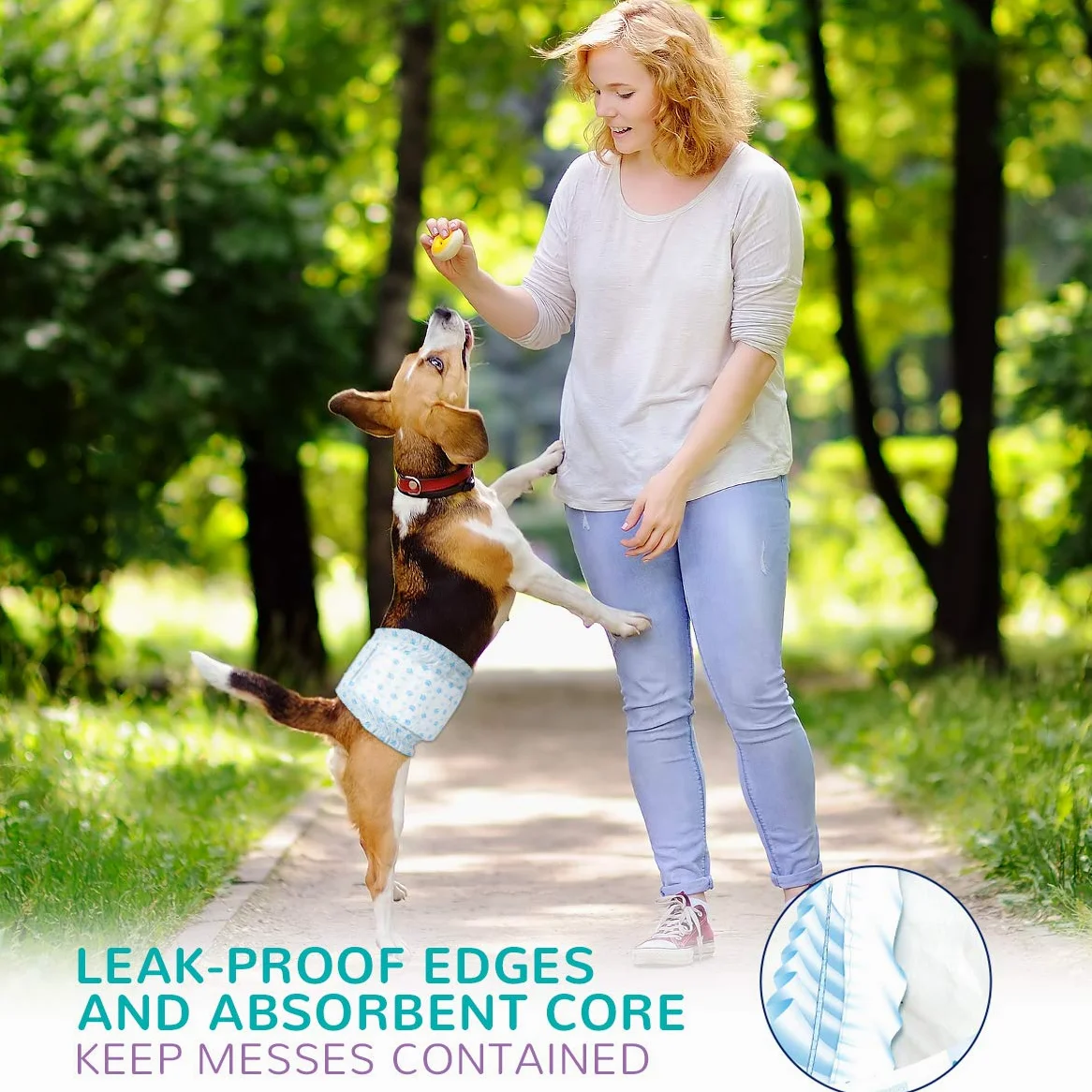Pannolini usa e getta per cani Involucri maschili - Pannolini morbidi super assorbenti per cani maschi per problemi di marcatura di cani maschi, incontinenza urinaria