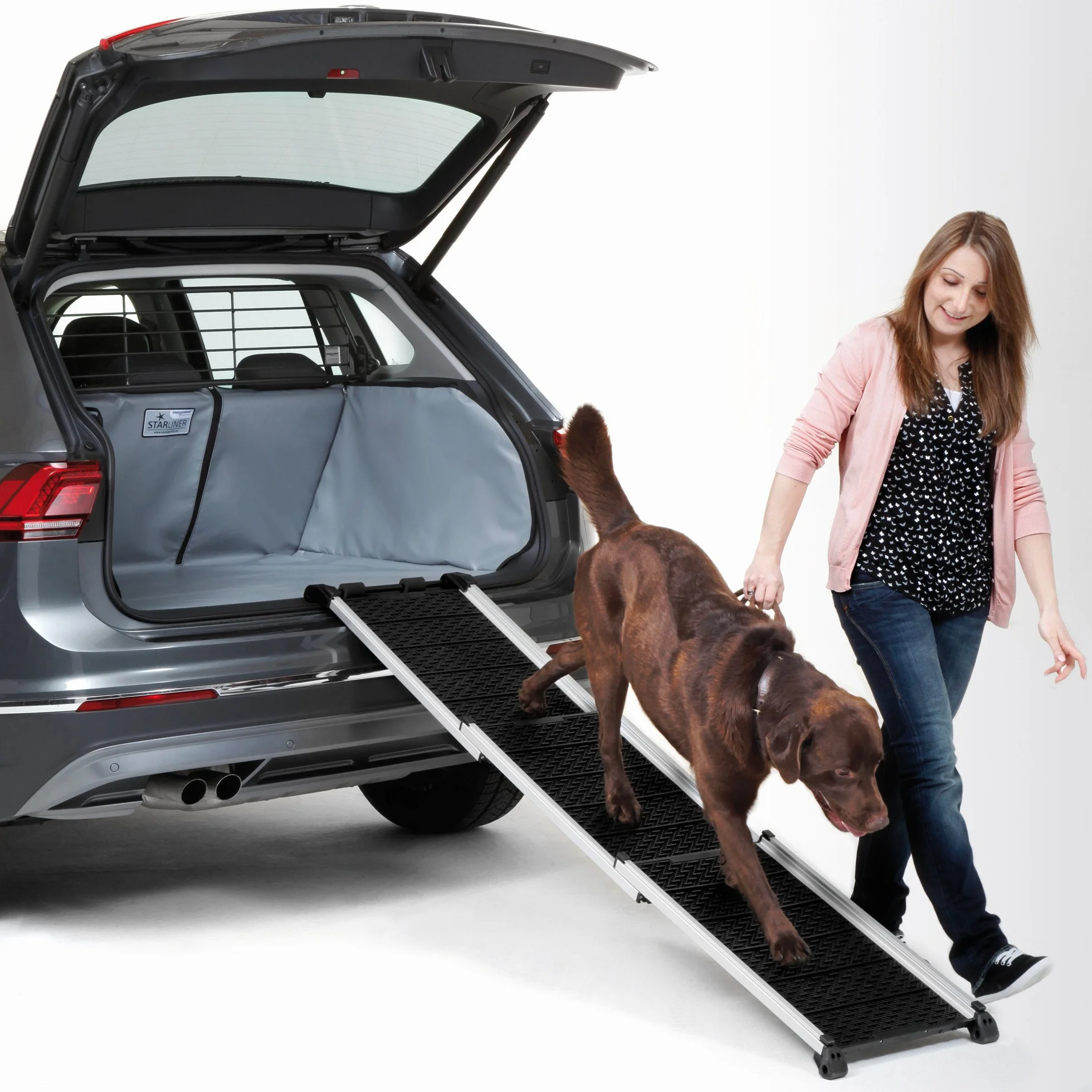 Kleinmetall 14000870 DOGWALK3 XL - Lampada telescopica, 83-193 cm