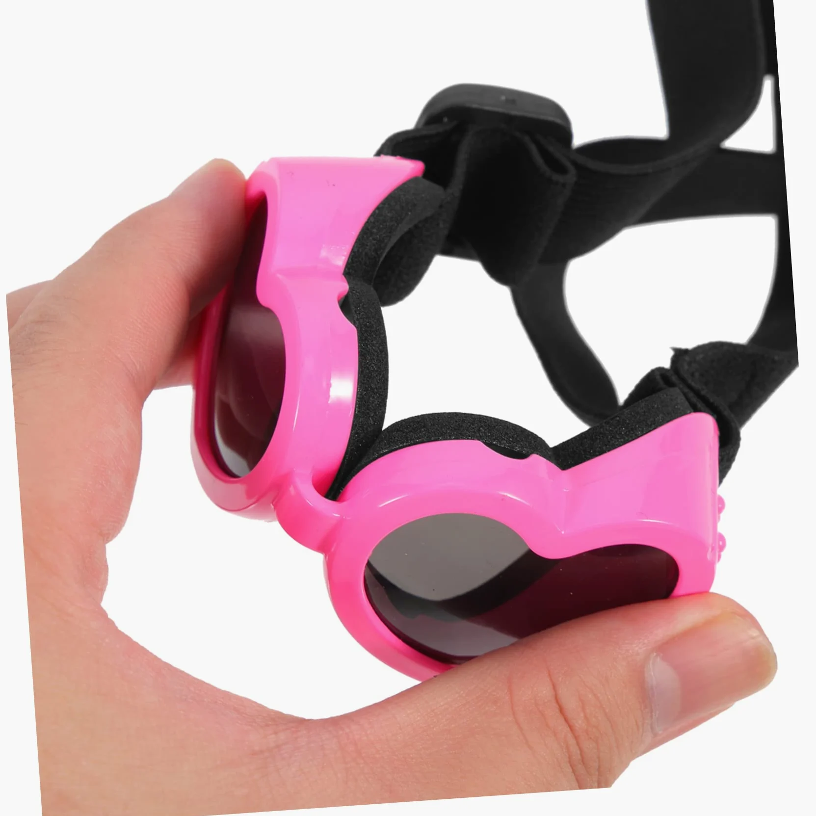 BESPORTBLE 4 Pz Occhiali Per Animali Domestici Pieghevole Cagnolino Occhiali Protettivi Da Sole Pieghevoli Per Cani a Cuore Da Sole Uv Pc Impermeabile Rosa