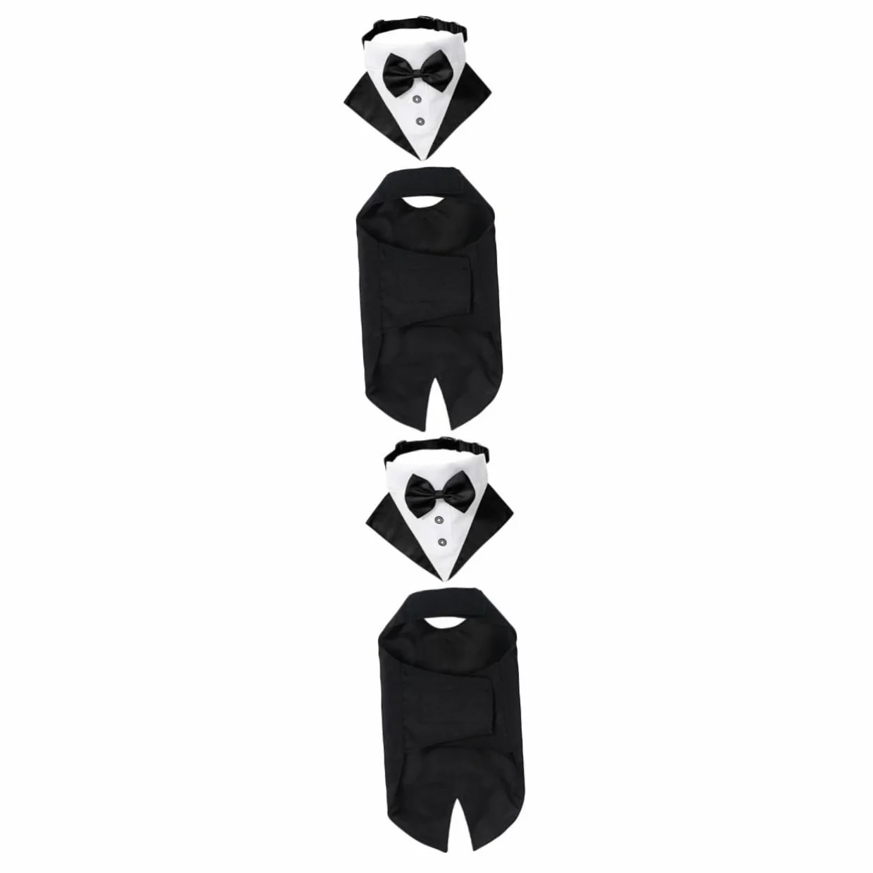 INOOMP 2sets Look Abbigliamento Formale Per Comprendente Un Bandana Cravattino Per Matrimoni e Speciali Costume è Facile Indossare Chiusura è e Accattivante Assicurando Per e Cerimonie