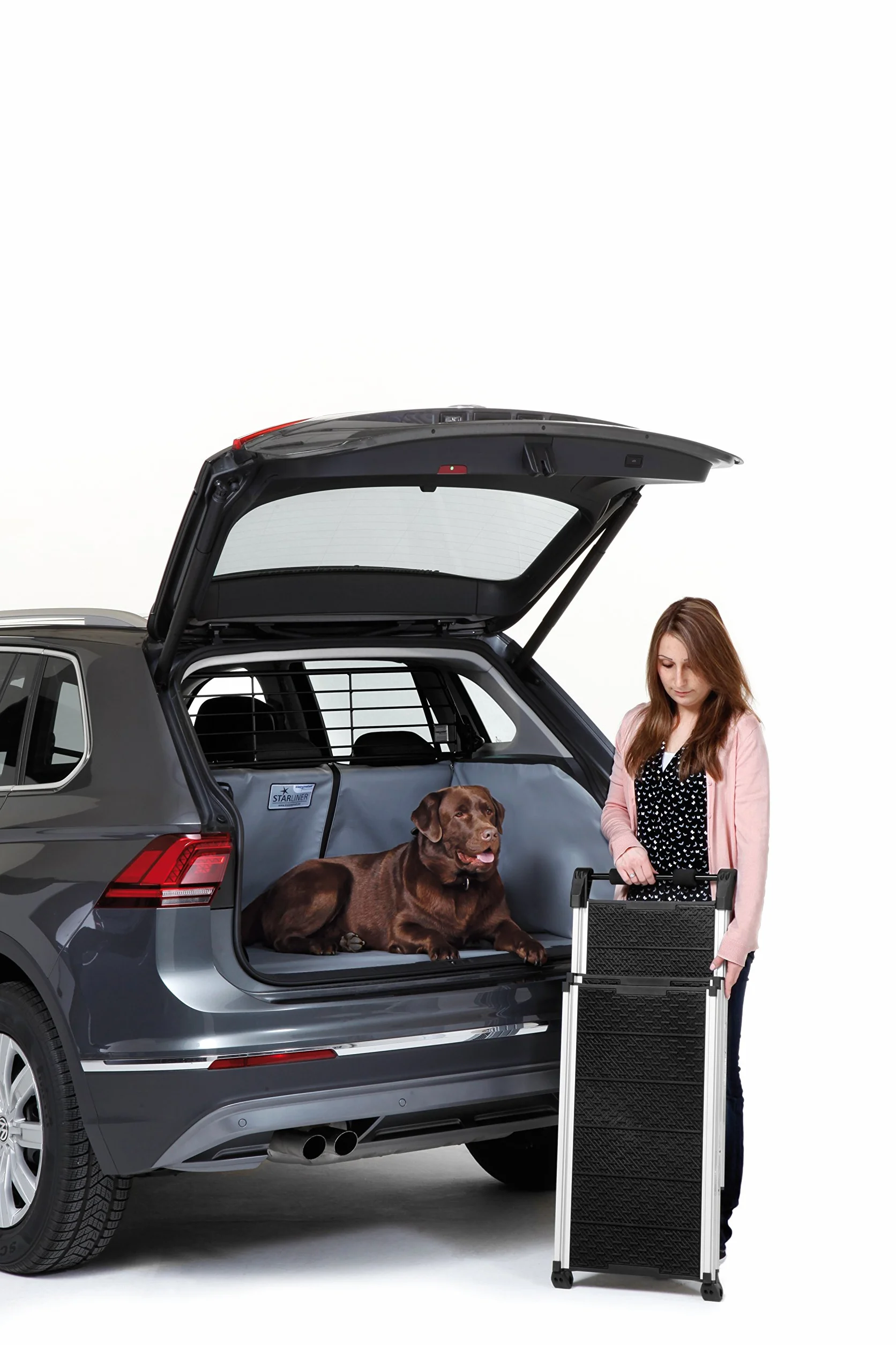 Kleinmetall 14000870 DOGWALK3 XL - Lampada telescopica, 83-193 cm