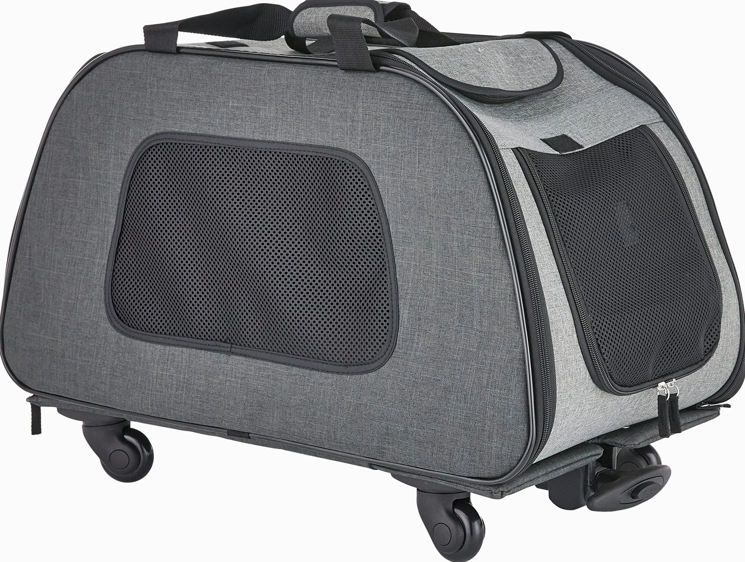 Trixie Trolley Nero/Grigio trasportino per Cani