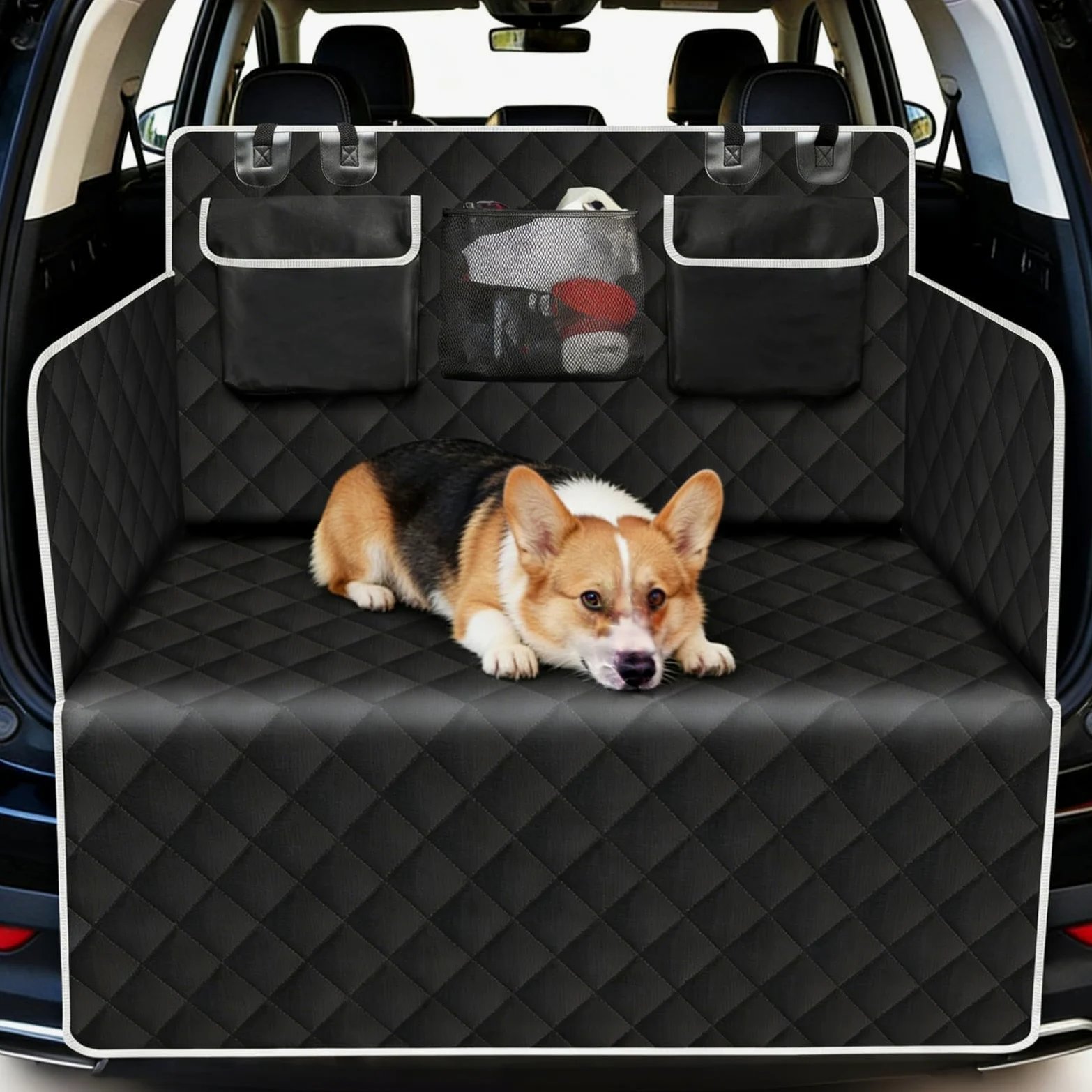 Telo Bagagliaio Cane Pkw per Range Rover L405 2012-2017 | Telo bagagliaio auto cane protegge spazio merci, resiste graffi, previene sporco, mantiene macchina pulita, offre comfort.