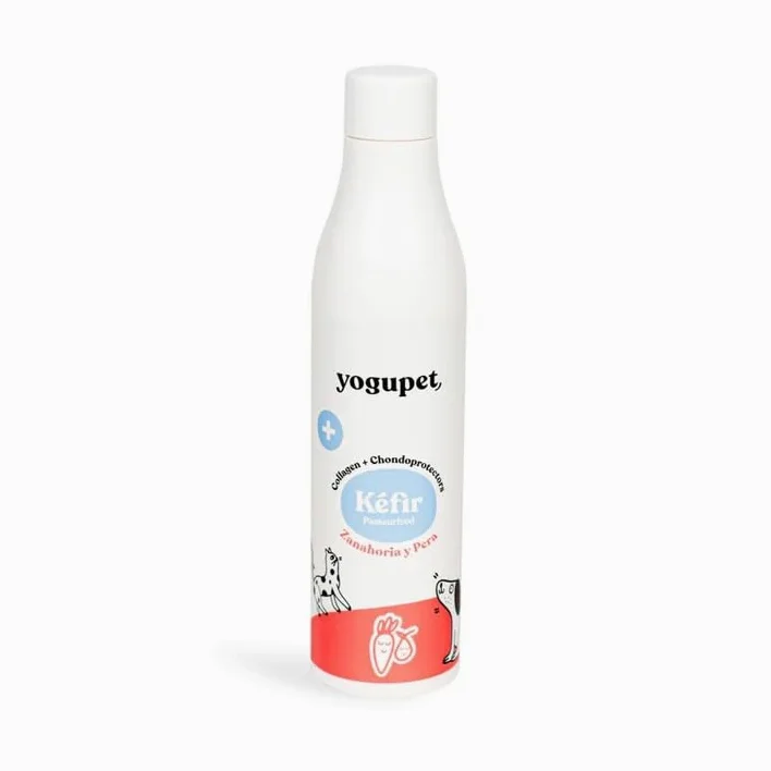 Yogupet Kefir per cani e gatti, confezione da 4 broccoli e artilli + 4 carote e pera [8 x 200 GR]
