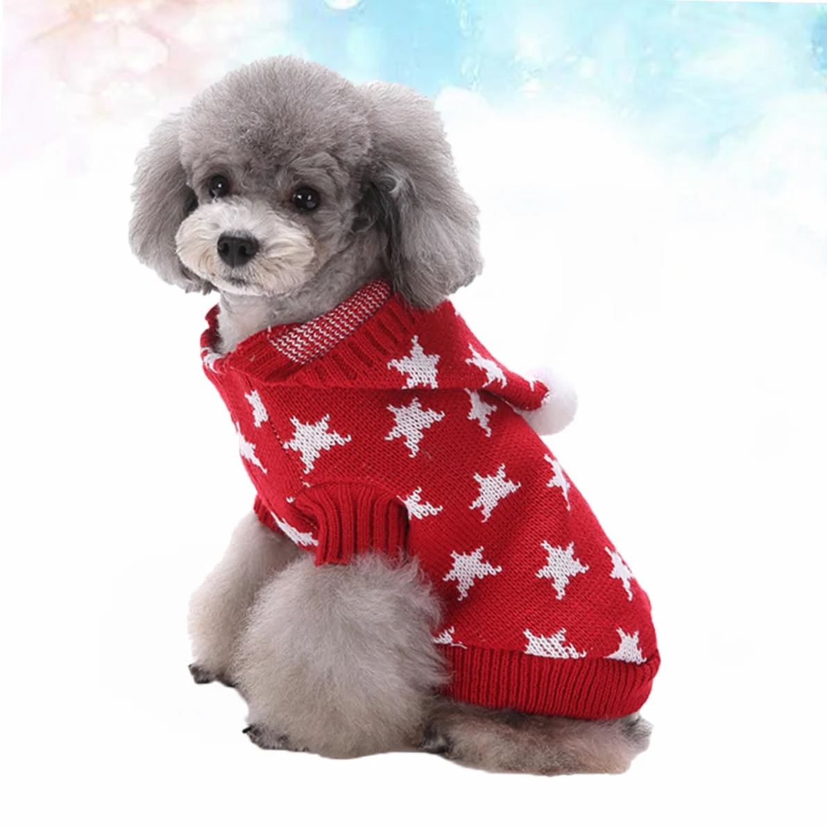 BESPORTBLE 3 Pz Vestiti per Animali Domestici di Natale Canna Maglione per Cuccioli Cappotto Invernale per Cani Maglioni Natalizi Maglione per Cani da Compagnia per Animali