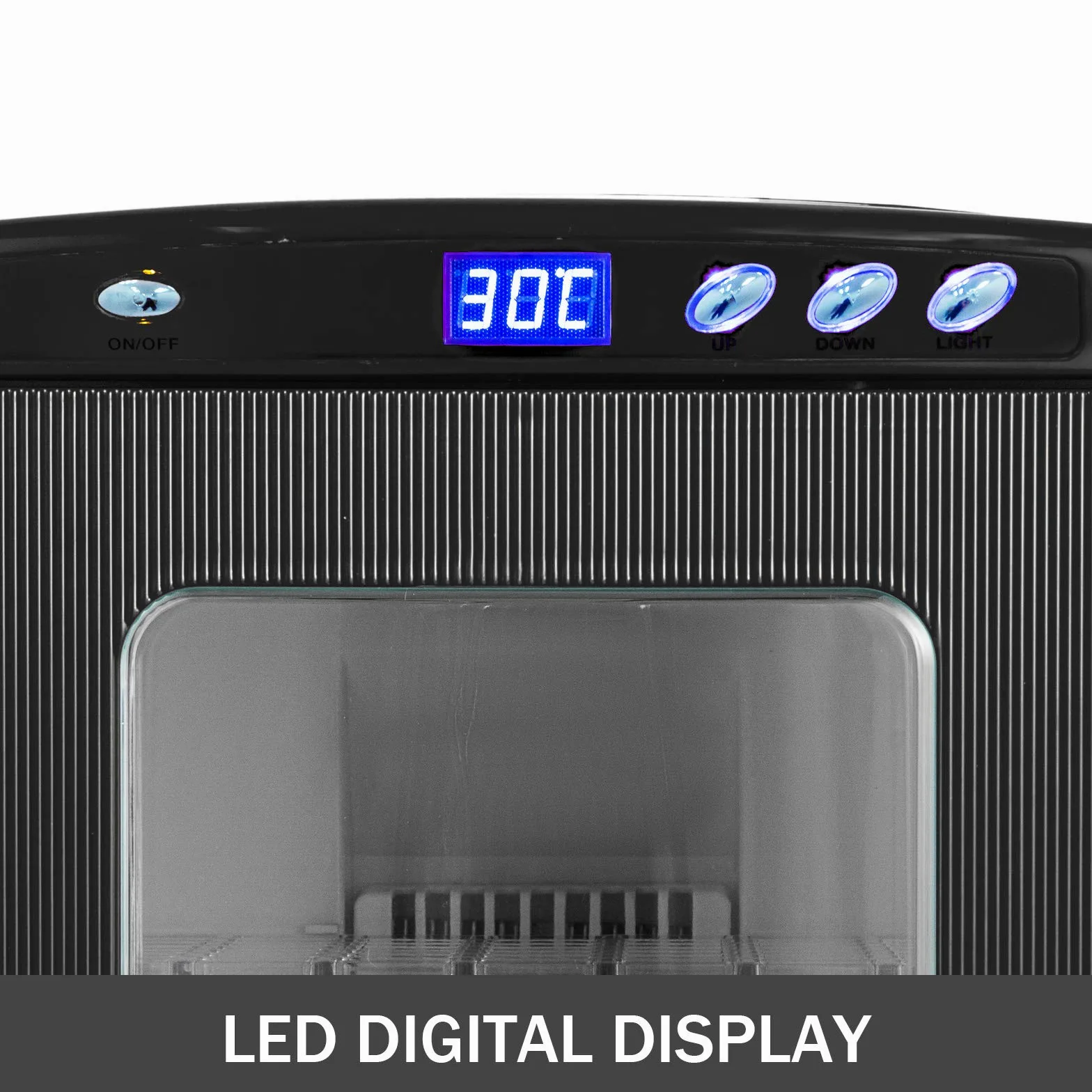 Incubatore per uova di rettile da 25 l, incubatrice per uova di rettile nero da 5 a 60 °C, per riscaldamento scientifico a led per piccoli rettili
