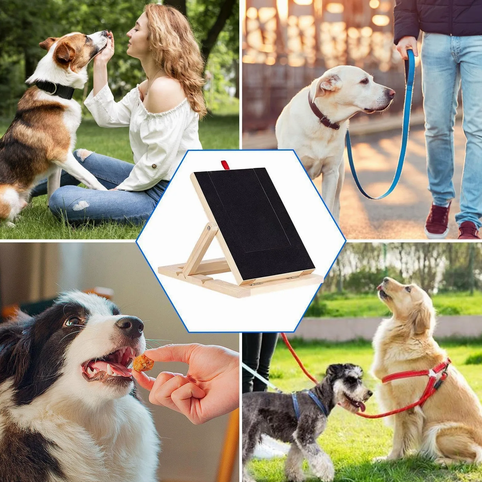 Tagliaunghie per cani, in legno, con cassetto per spuntini, per cuccioli di taglia piccola, media e grande, arricchimento per casa e appartamento