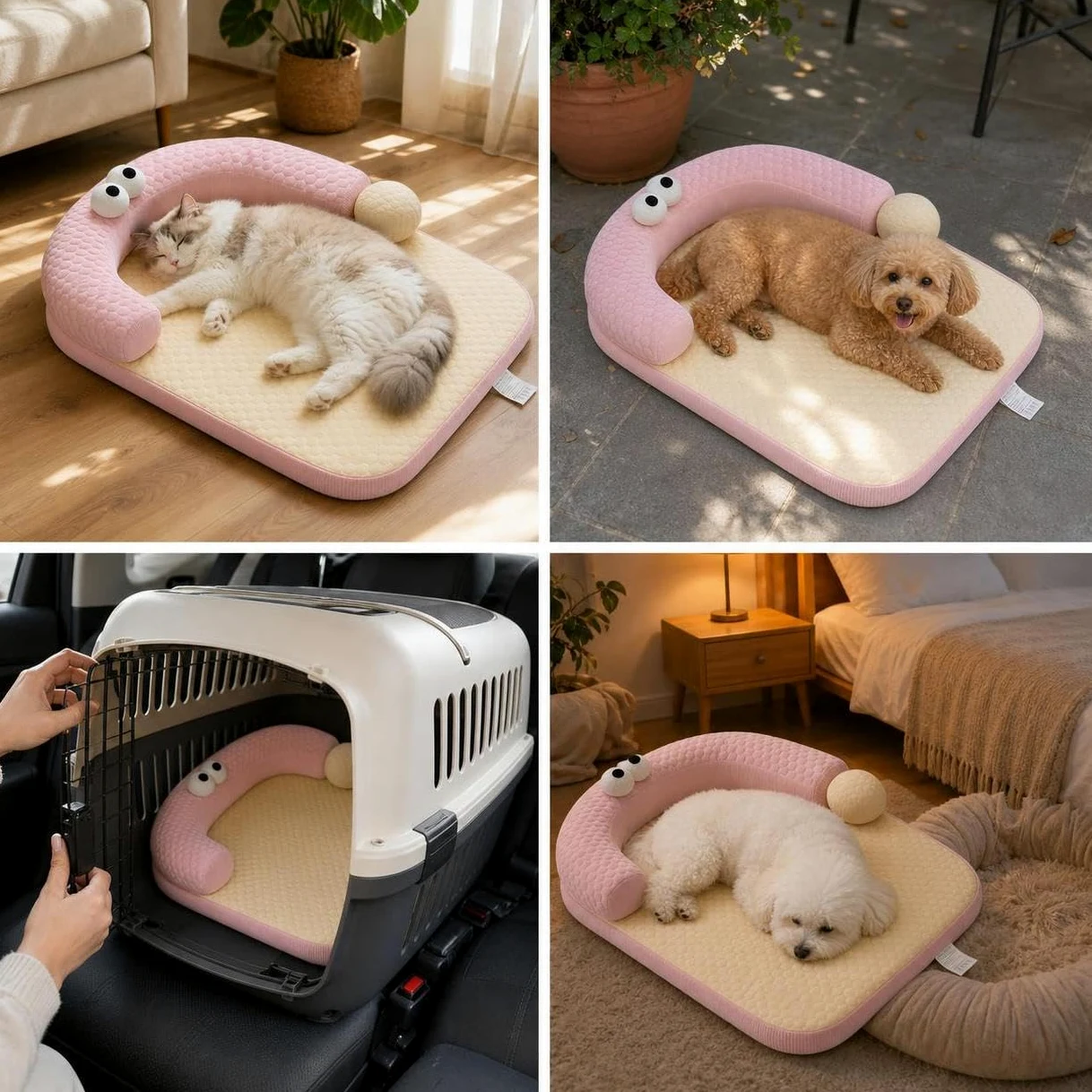 Tappeto Rinfrescante per Animali con Cuscino to, Ideale per l'Estate, per il giardino, style to 2