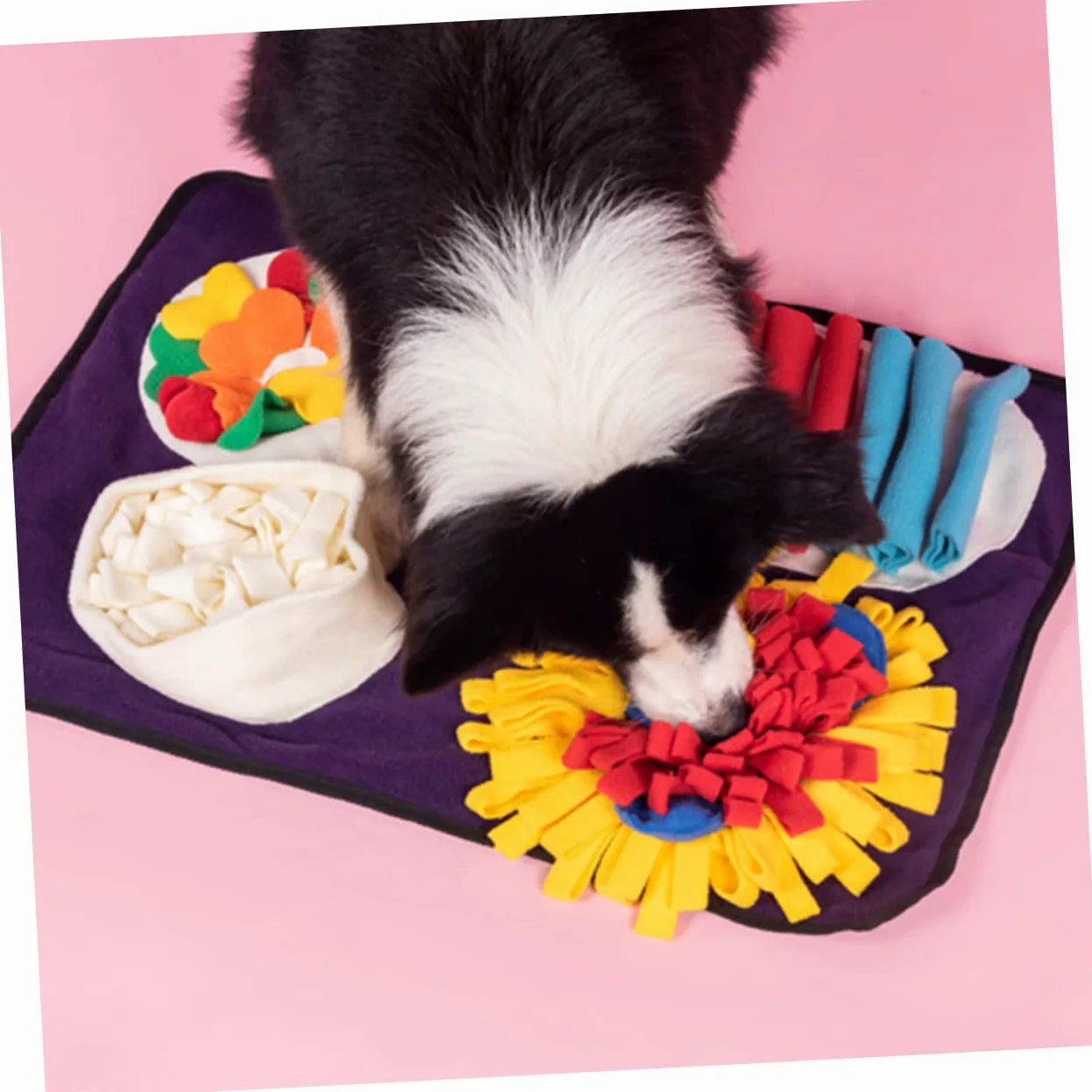 1pezzi Tappetino Olfattivo per Cani Tappetino per Addestramento Cani Accessori per Lavorare Sul Naso per Alimentazione di Snack per Animali Domestici