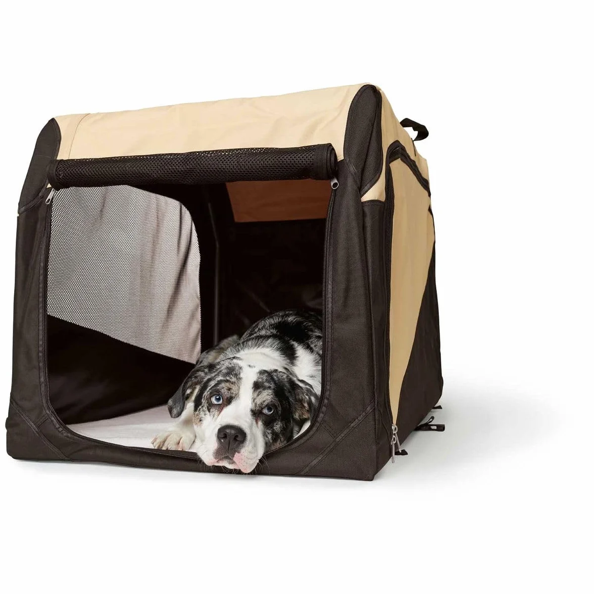 HUNTER Box transportino per Cani Gr. Lbeige/Nero