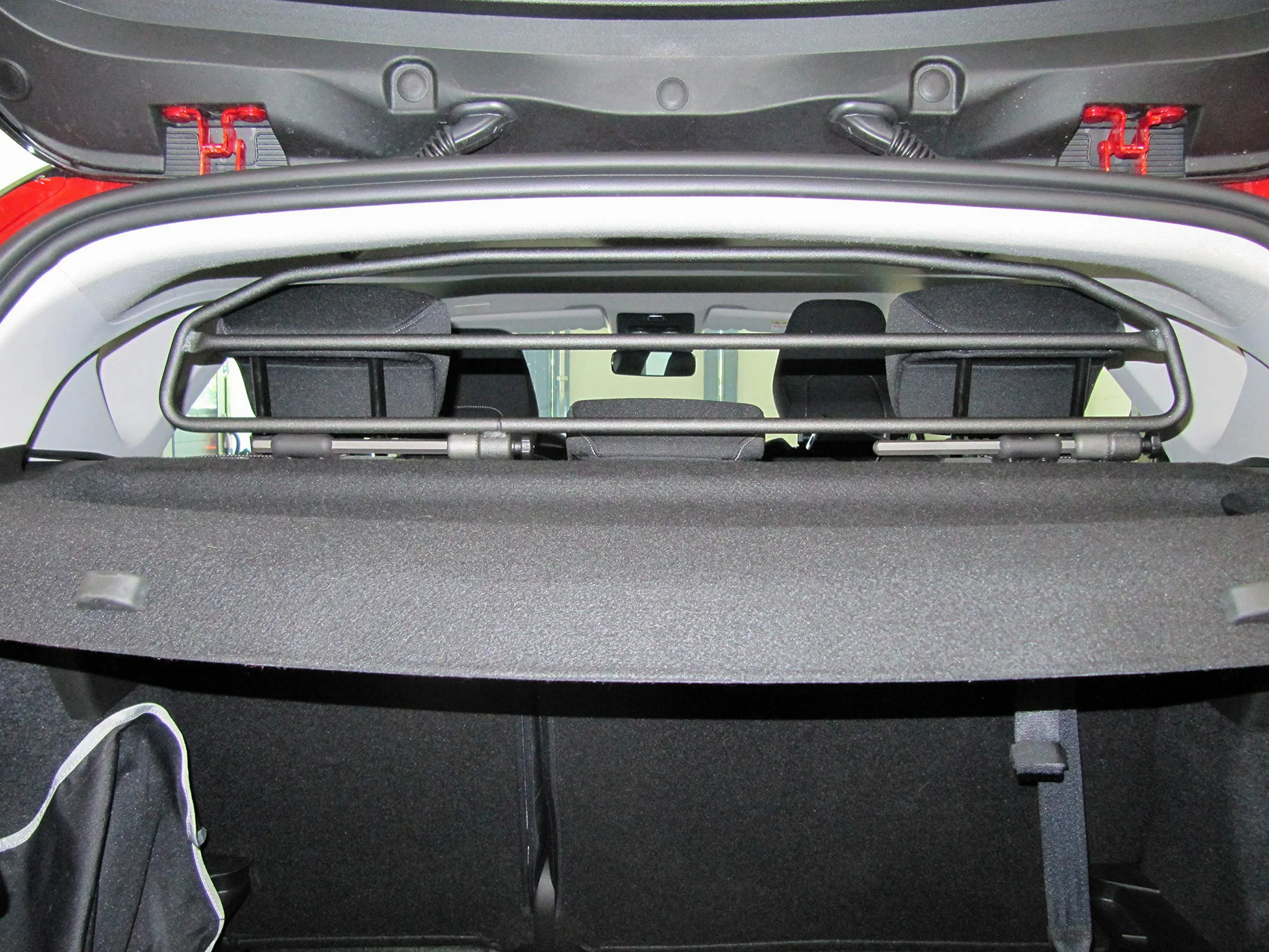 ERGOTECH Divisorio Griglia Rete Divisoria Compatibile con Renault Captur, RDA65HBG-2HXXS, per Trasporto Cani e Bagagli.