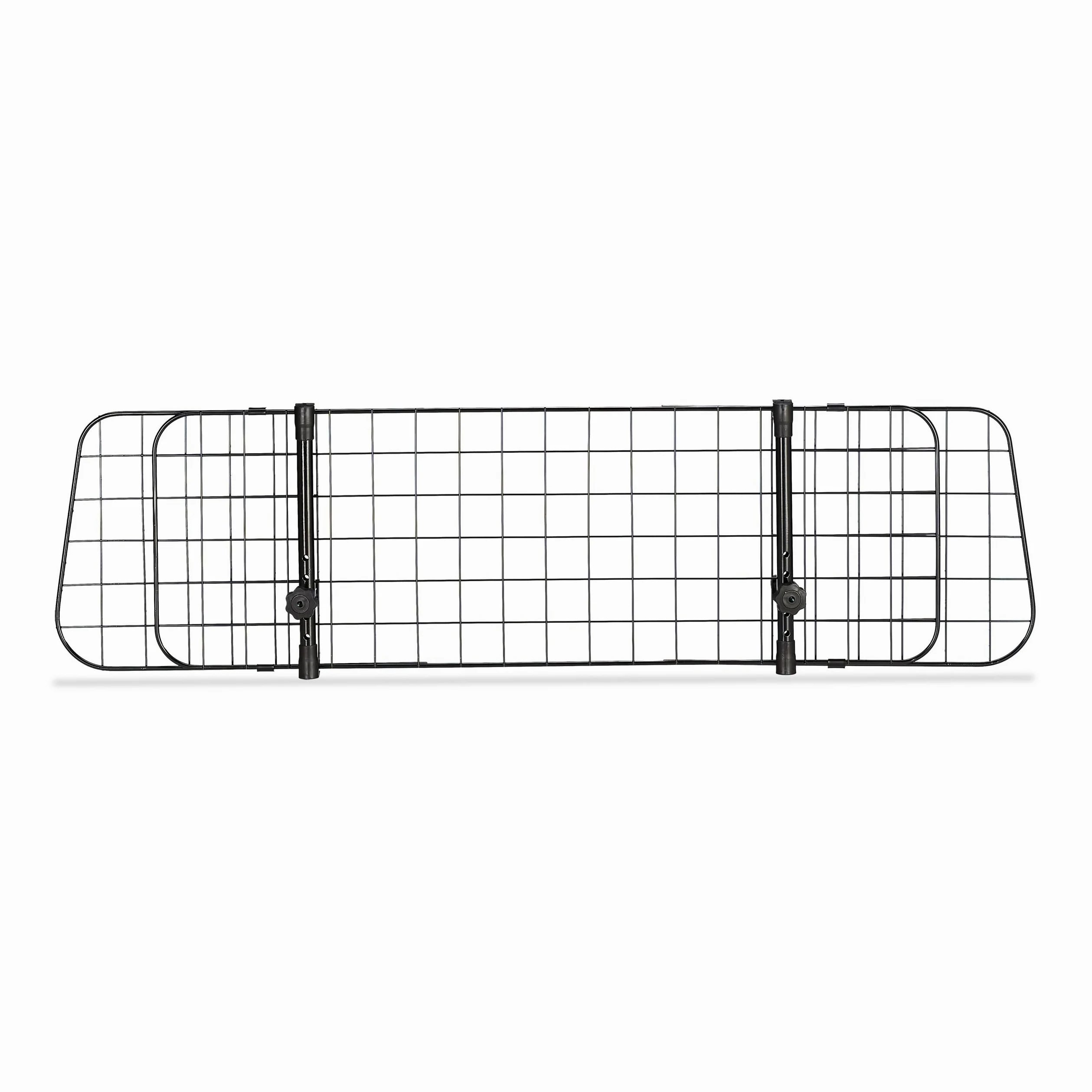 Relaxdays Griglia Auto per Cani, Grata Universale, Larghezza Regolabile, Divisore Bagagliaio, HxL: 32 x 92-136 cm, Nero