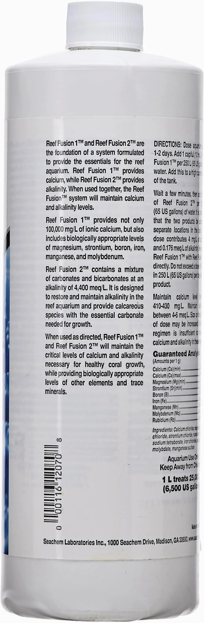 Seachem 08076B Reef Fusion 1
