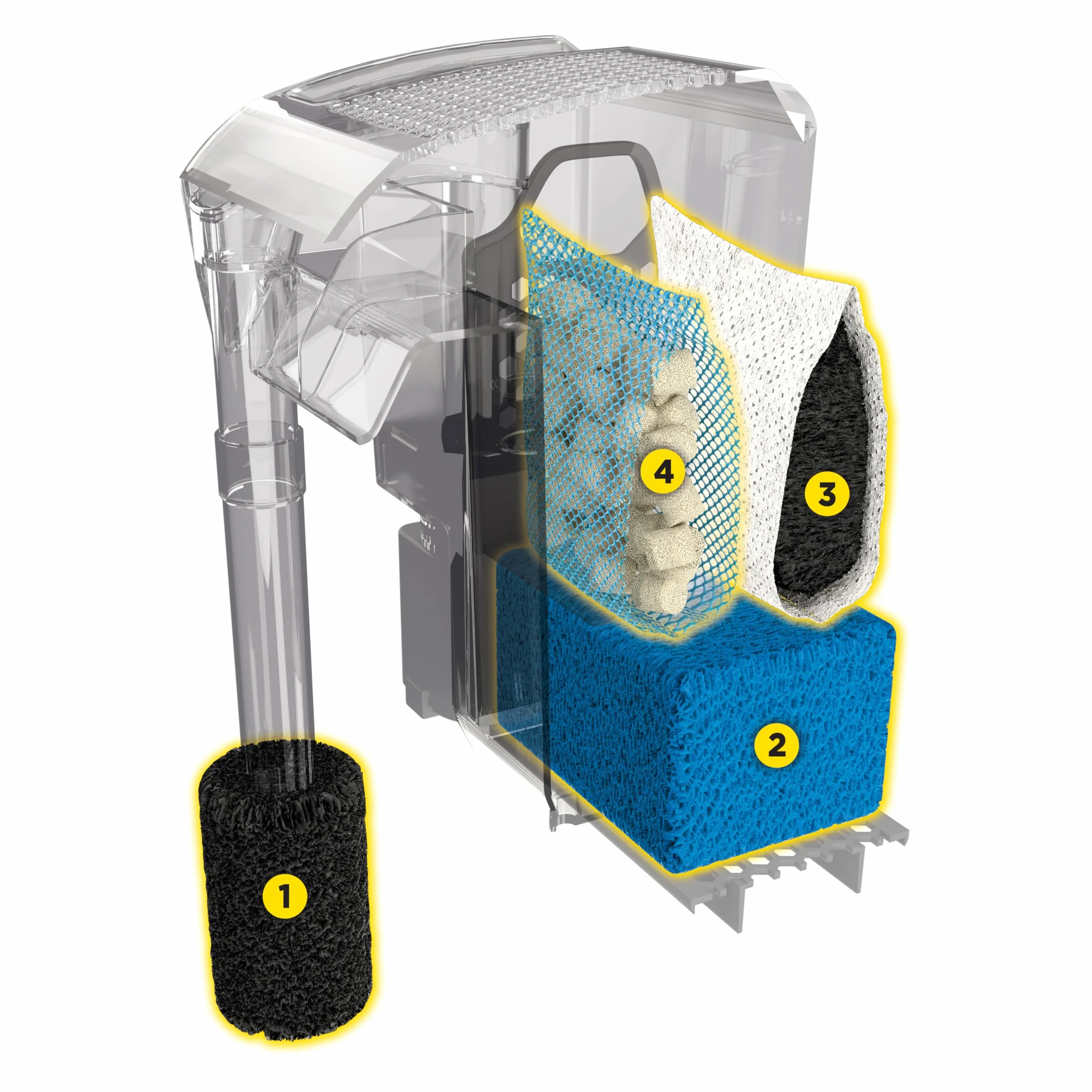 Fluval Filtro zaino AquaClear AC50, 757 lph