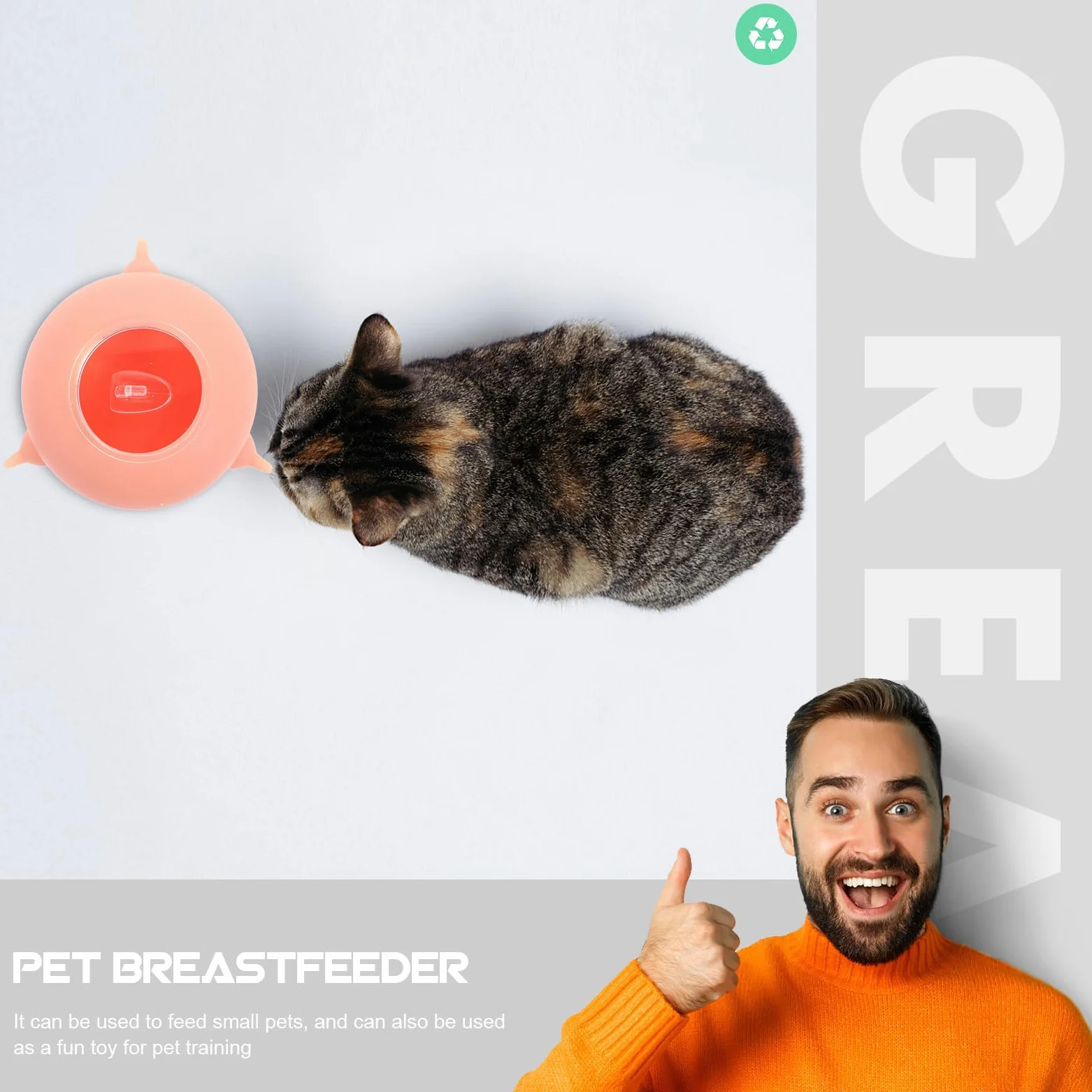 Biberon per Cuccioli in Silicone Rosa, Multi-tettarelle | Piccoli Animali, Uso Addestramento, Resistente al Calore, Non Si Deforma