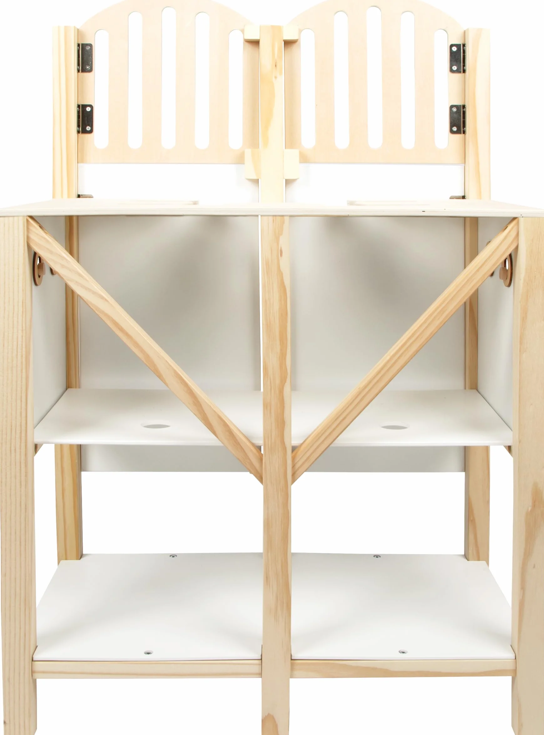 small foot Stalla per cavallucci, box in legno per due cavallucci, per bambini dai 3 anni, 12795