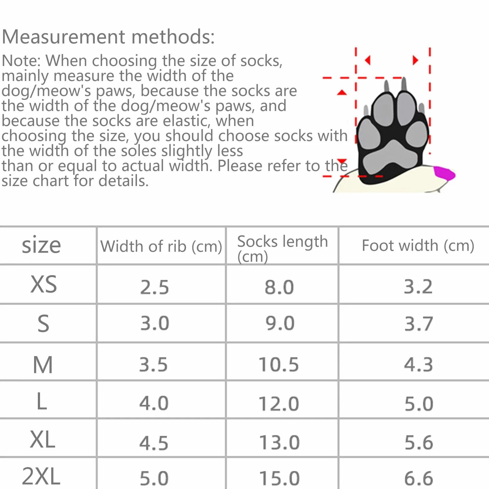 Calzini Antiscivolo per Cani, Scarpe Impermeabili per Cani da Indossare in Interni Ed Esterni, Calzini Antiscivolo per Cani Stivali Protezione Antiscivolo per Zampe di Cane,L