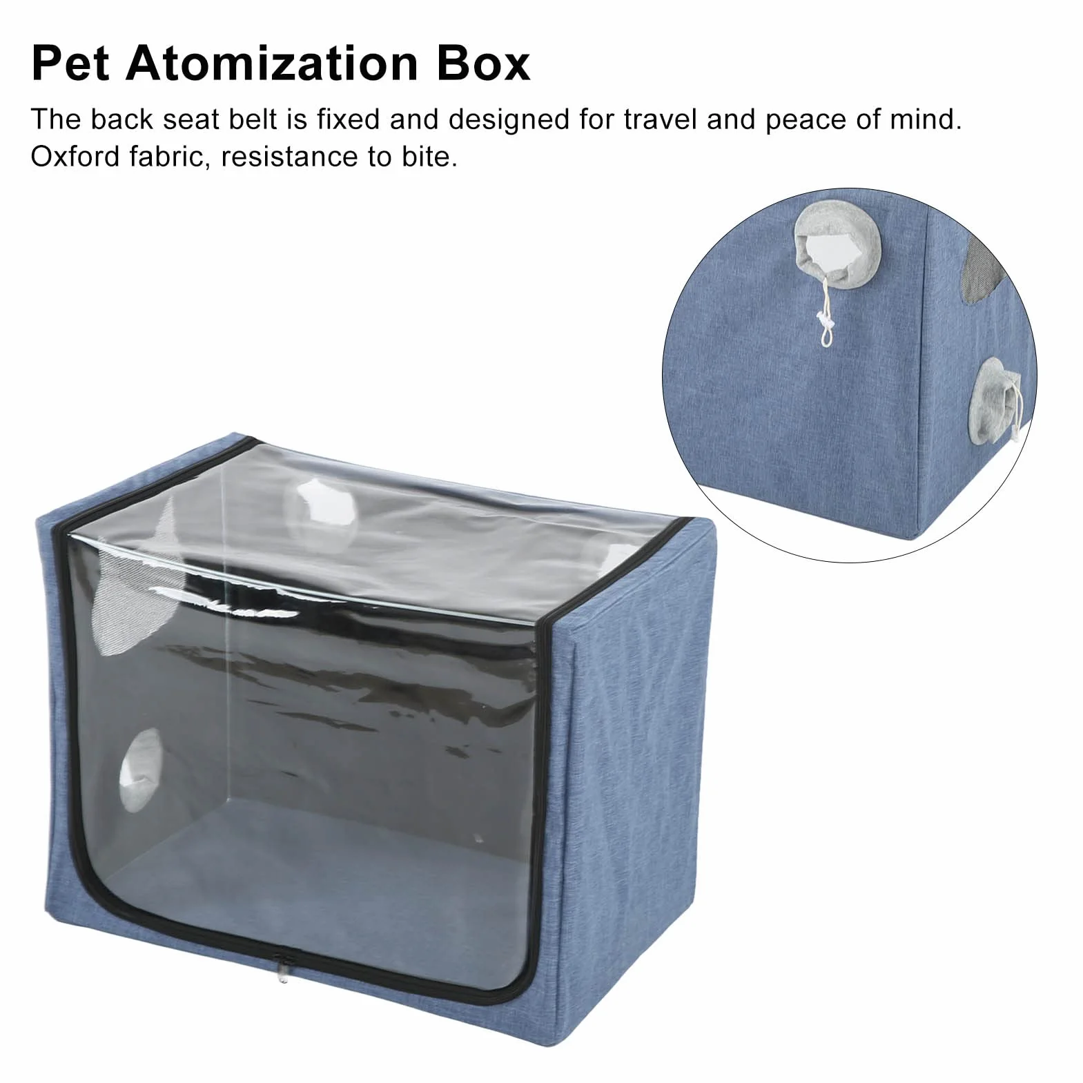 lyrlody Box per Asciugatura Animali, Scatola di Toelettatura Portatile per Animali Domestici in tessuto Oxford, per Gatti, Cani e Domestici