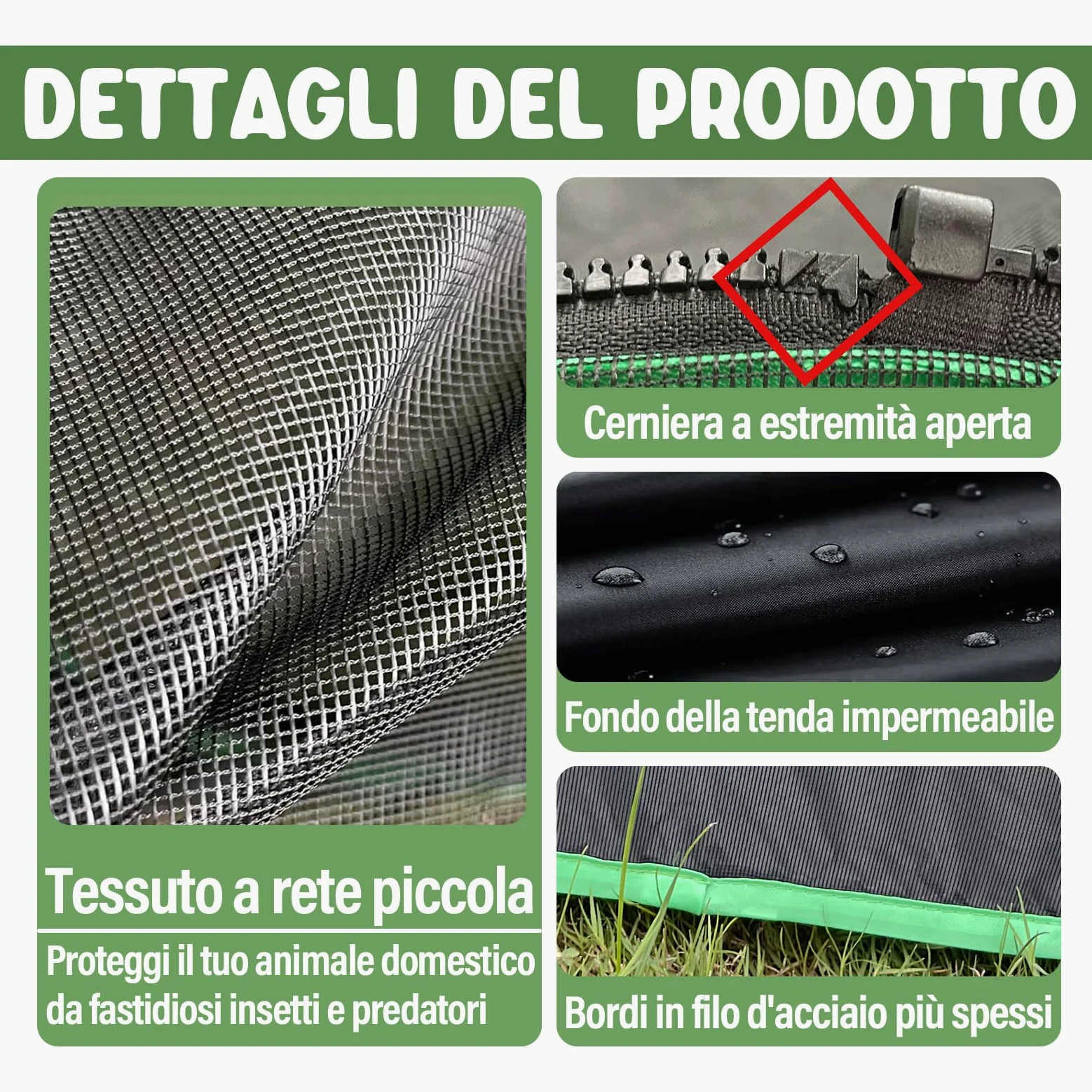 Pawtenda Recinzioni per gatto 3 in 1, portatile, per esterni, con 1 tenda a cupola, 1 tunnel dritto e 1 cubo, box all'aperto per gatto, conigli e altri animali