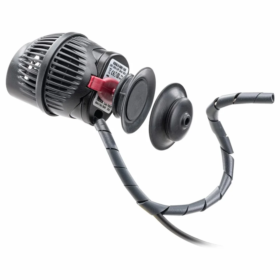 Hydor Pompa di Movimento Acquari Marini e Acqua Dolce KORALIA NANO 2200 l/h, Magneto Ventosa, Max 10 mm Spessore