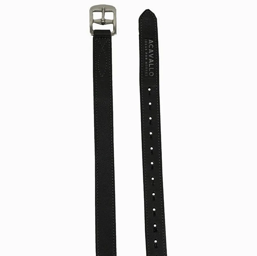 Staffili inglesi ACavallo in nylon antistrappo rivestiti in pelle 145 cm