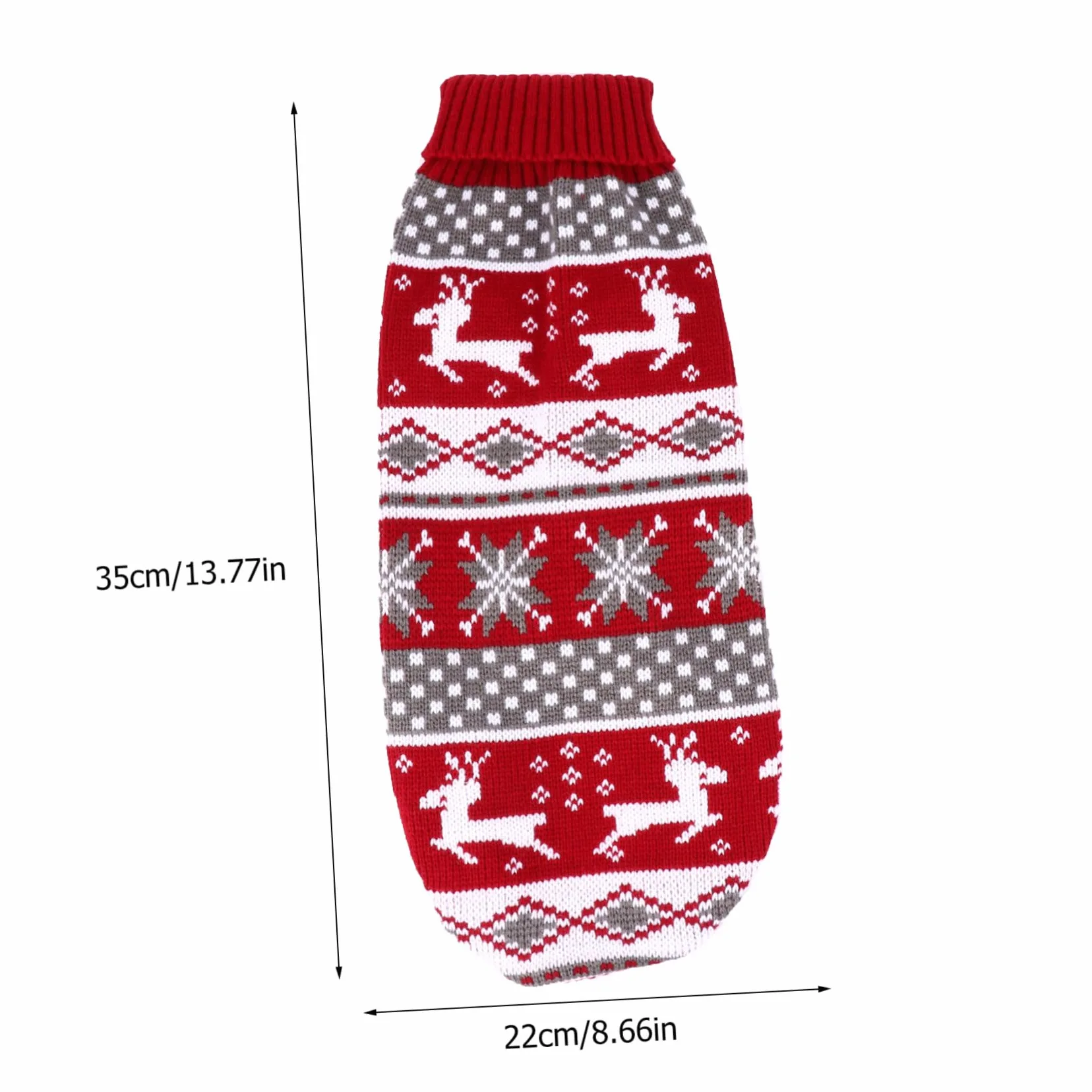 BESPORTBLE 3 Set Adorabile Maglione Per Animali Domestici Costume Di Natale Per Cani Maglione Renna Con Cappello Abbigliamento Per Animali Domestici 2 Pezzi * 3