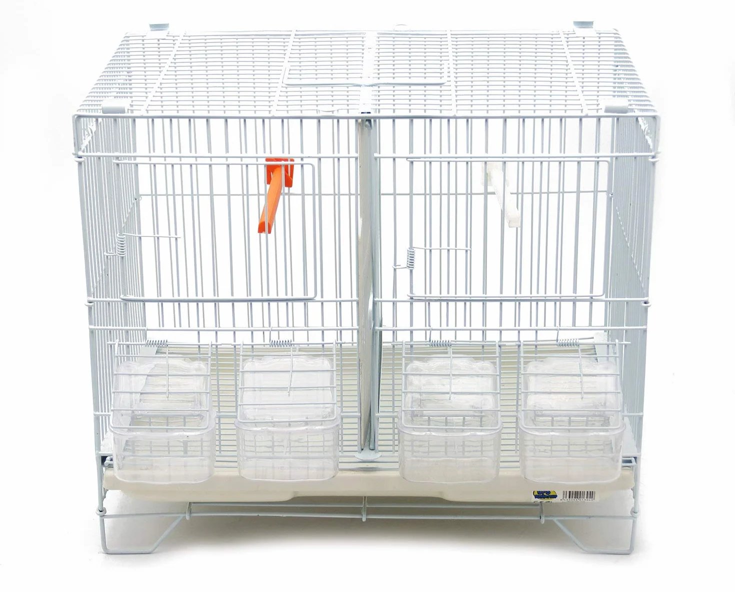 BPS Gabbia da incubazione Gabbia da allevamento per uccelli con mangiatoia per abbeveratoio, secchio misura M/L (M: 40 x 27 x 35cm) BPS-1304