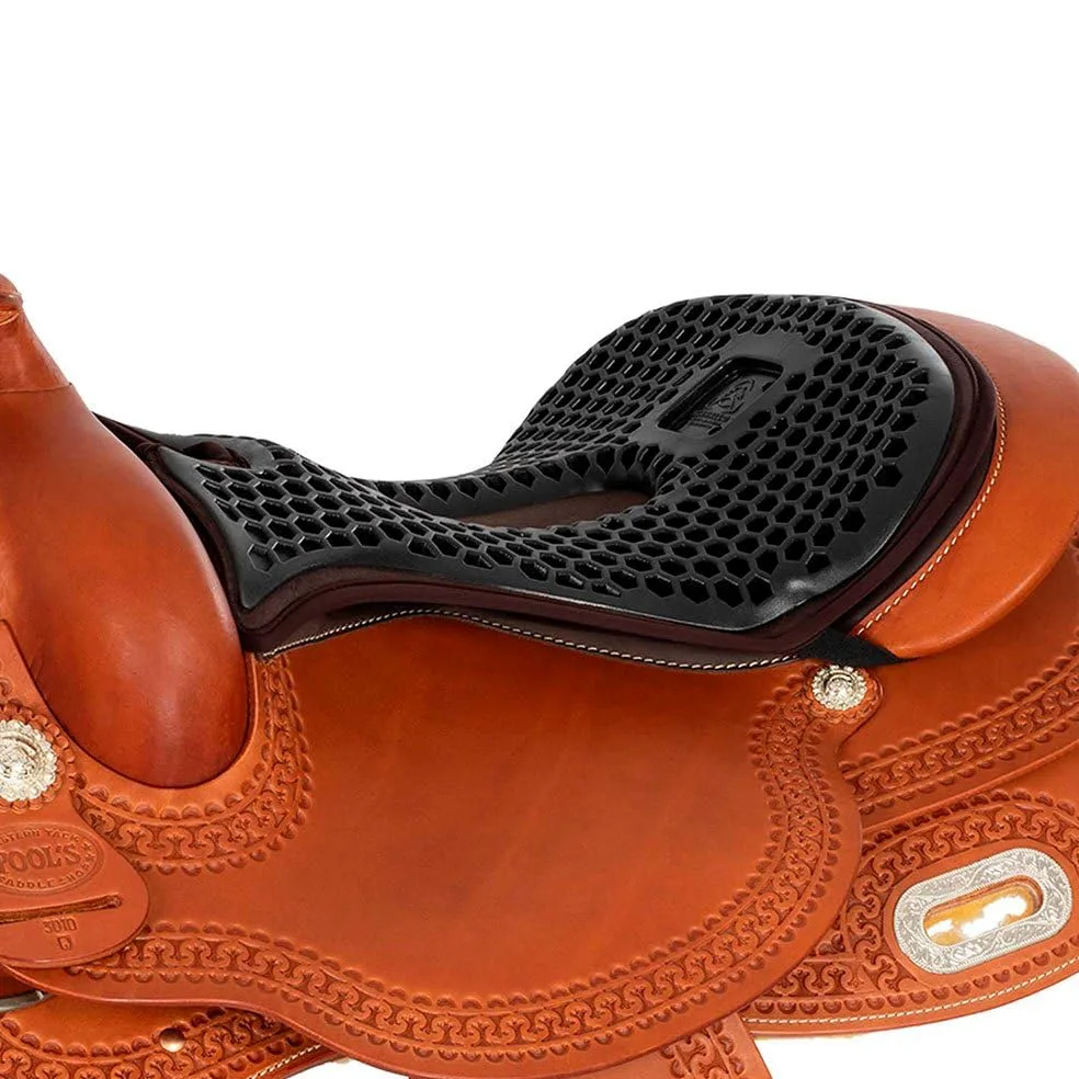 ACAVALLO COPRISEGGIO WESTERN (ORTHO PUBIS WESTERN) IN GEL CON DRI-LEX (MARRONE)