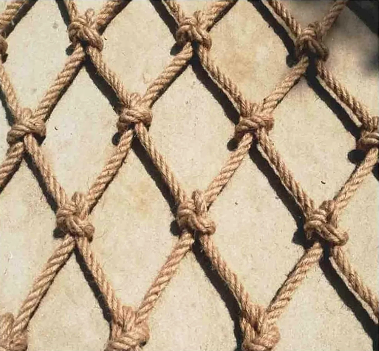 Generico Reti di carico, Rete di Sicurezza per Corda di Iuta Resistente, Protezione per Bambini, Corda per Bambini, Rete in Corda di Iuta - Rete Decorativa da Arrampicata per Intreccio, Ideale per gi