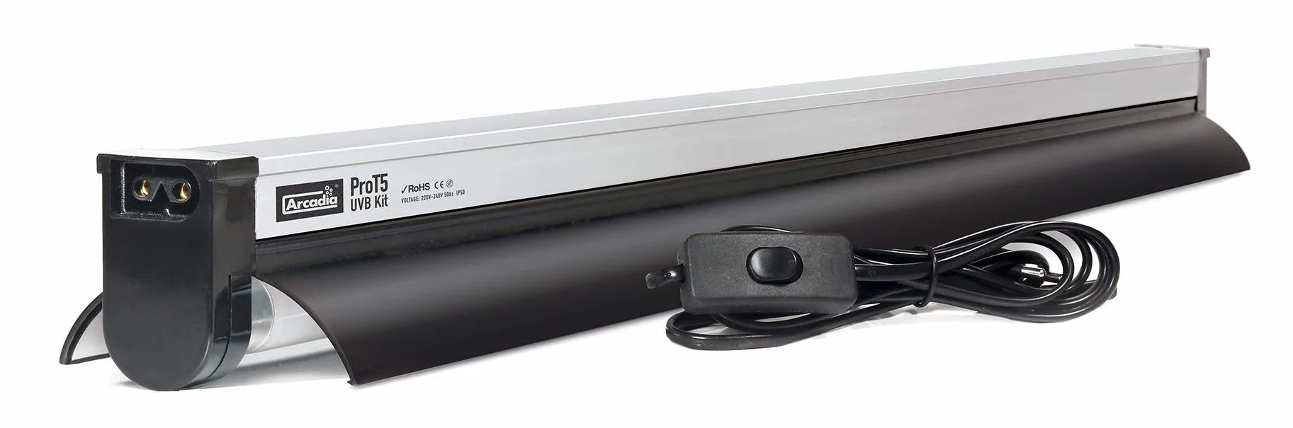 Arcadia Pro T5 UV-B - Kit di illuminazione per terrario, fluorescente, UV-B, 1 unità, 24 Watt