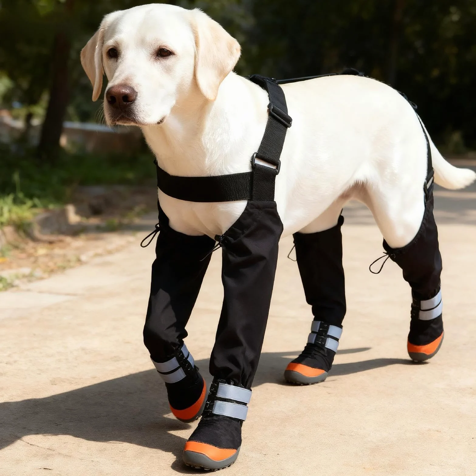 Stivaletti Regolabili per Cani Proteggi Zampe Impermeabili | Ideali per Cuccioli e Animali Domestici per Pioggia Neve Inverno Cani Cuccioli