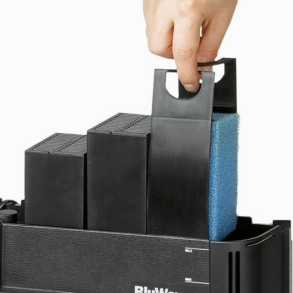Ferplast Filtro Interno Acquario Fino a 300 Litri BLUWAVE 07, Tre Stadi, Meccanico, Biologico, Adsorbente