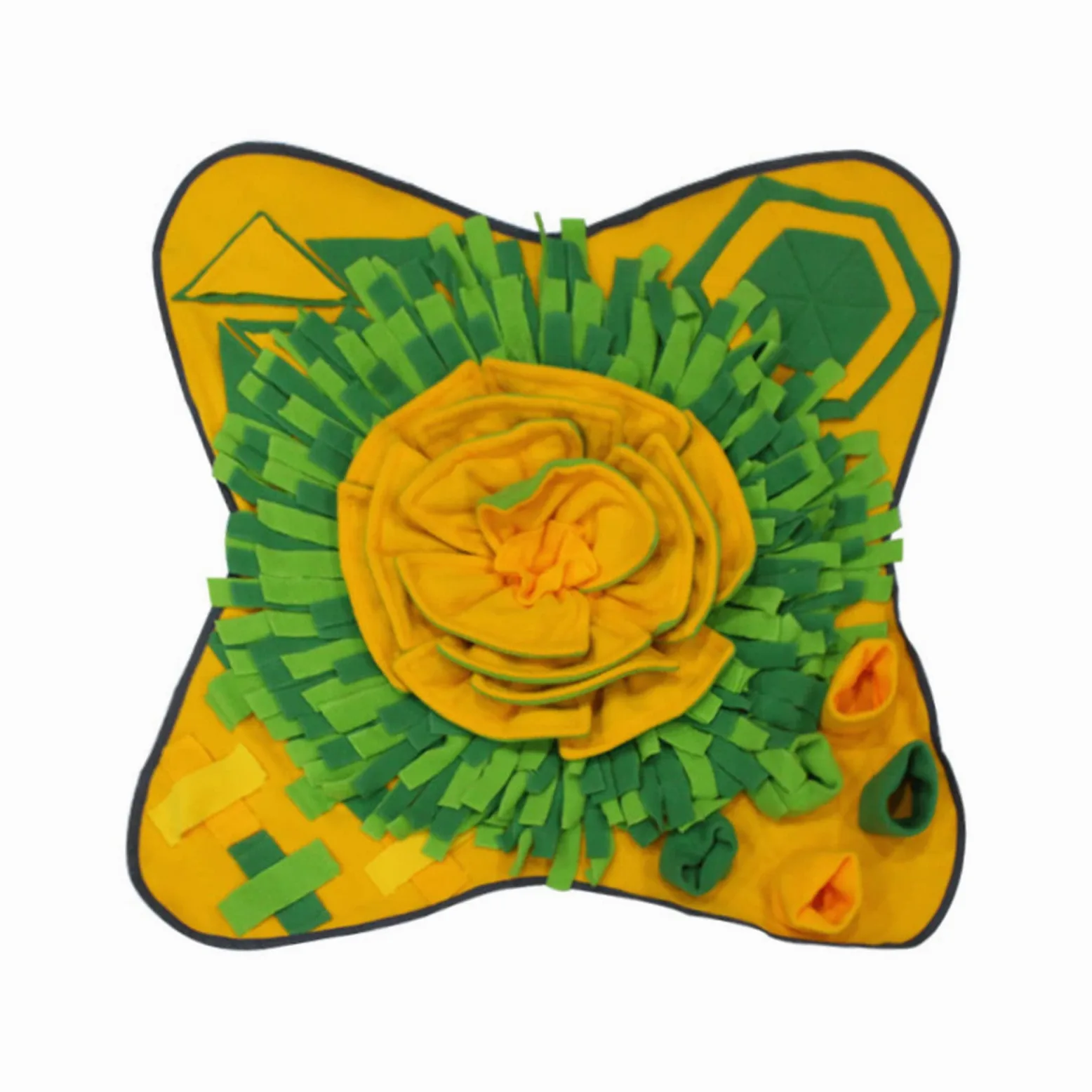 Cane Peluche Snuffle Mat Ripieni Trattare Dispensing Fiore Interattivo Masticare Alleviare Lo Stress Migliorare Per La Salute