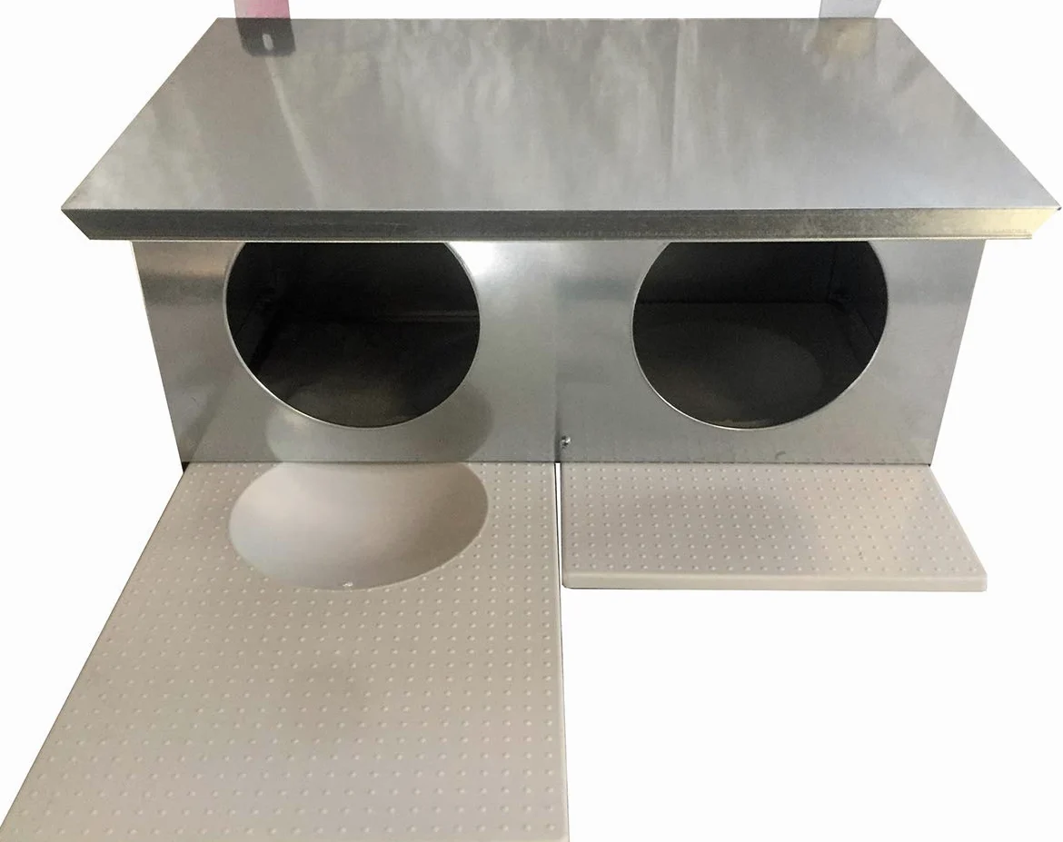 Novital Colombaia a Due nidi con Supporti per Il Fissaggio e Fondo asportabile in plastica Lavabile.