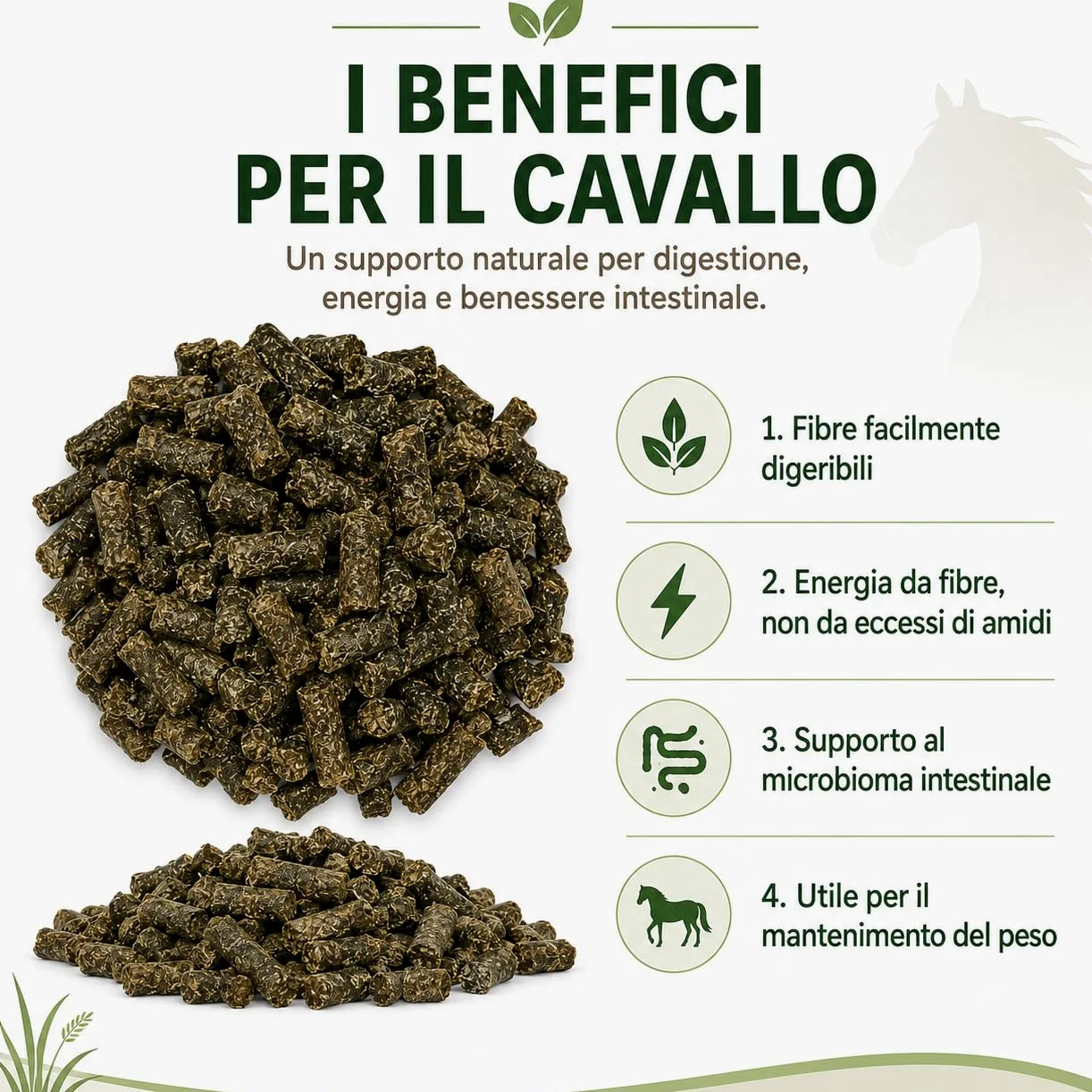 Polpa Barbabietola per cavalli | Polpa di Barbabietola per Ovini e Suini | Ottima per regolarizzare la motilità Intestinale - sacco da 25 kg