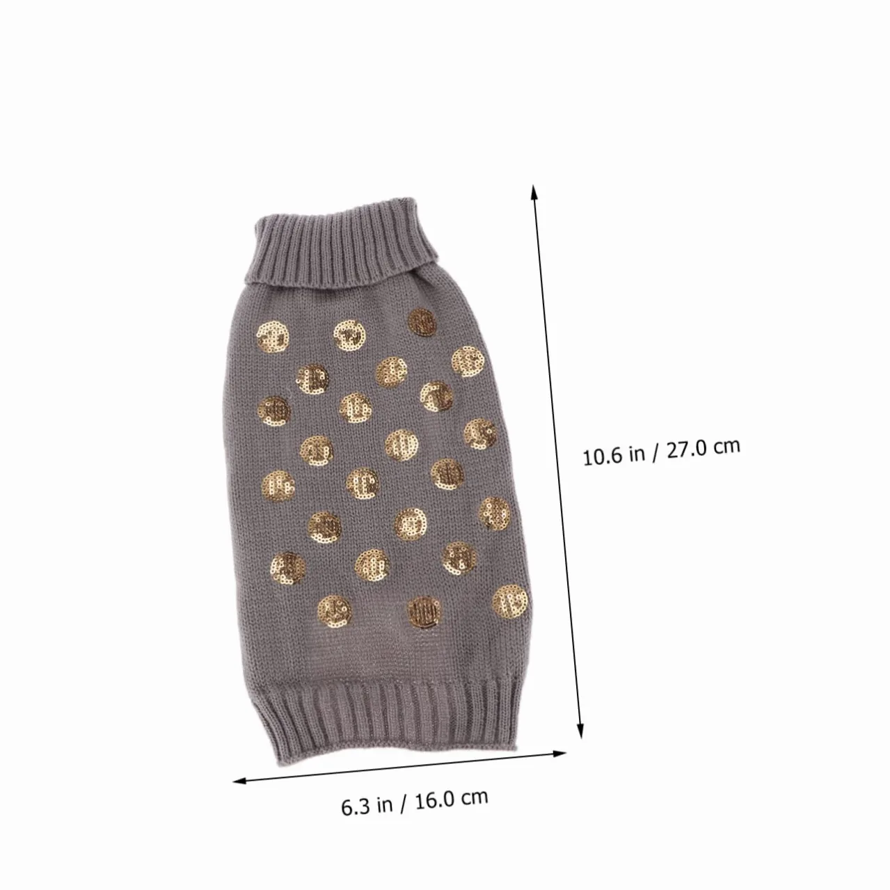 Angoily 3pezzi Maglione per Cani Design Squama Caldo e Comodo Vestito Invernale per Cuccioli Taglia s Abbigliamento per Animali Domestici per Autunno e Inverno