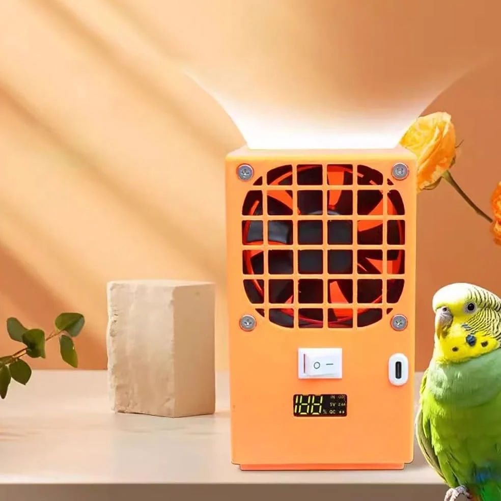 Mini Soffiatore Elettrico per Cereali, Soffiatore per Mangime per Uccelli Domestici, Per Alimenti Type-C 5V