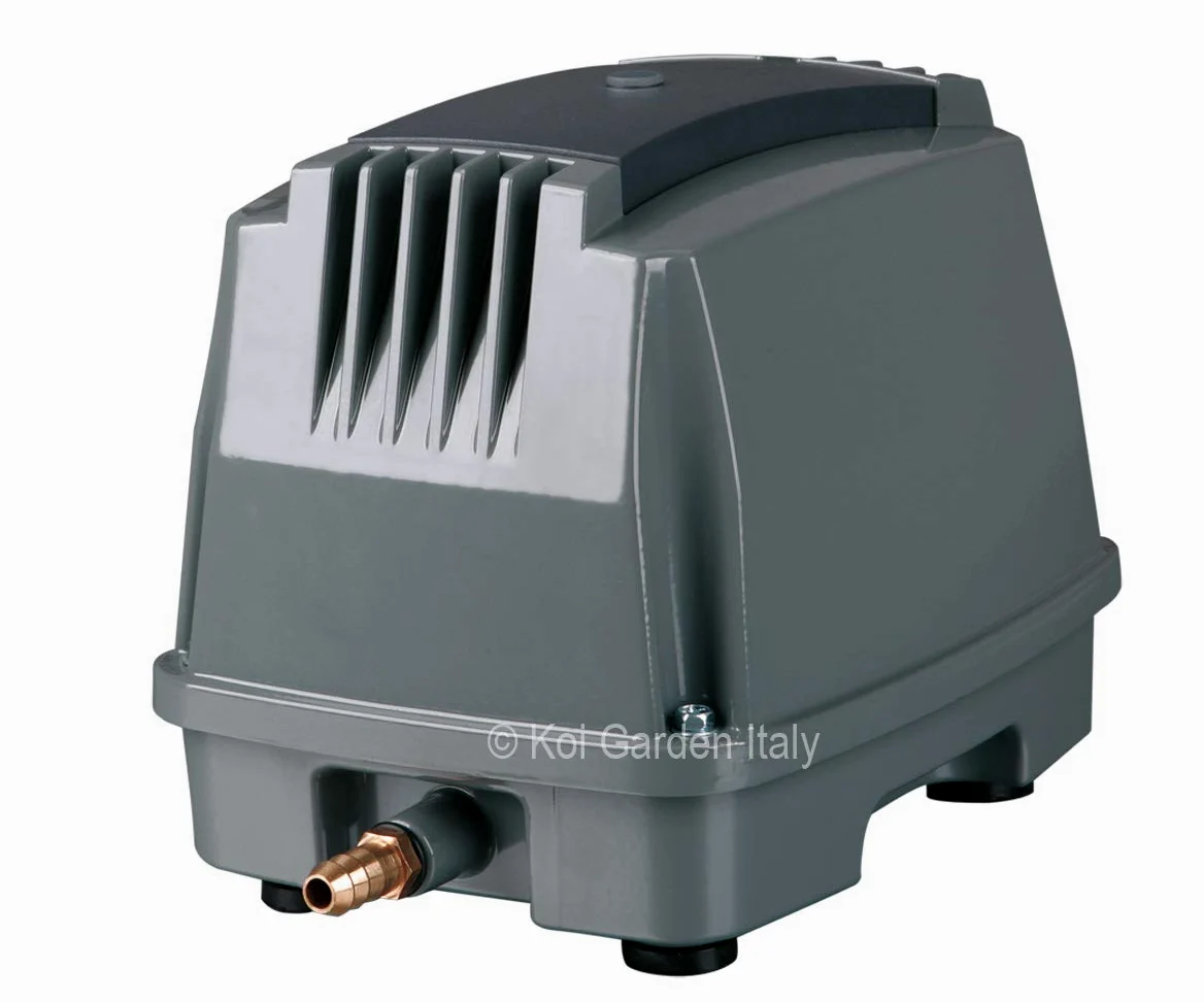Hailea Pompa ad Aria ossigenatore per Acquario e laghetto HAP100, Fino a 6000 l/h, Pompa a Membrane