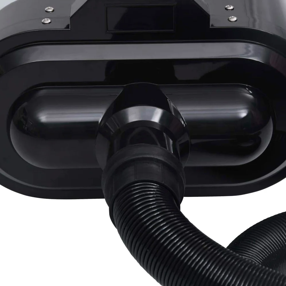 vidaXL Asciugatrice per Animali con Motore Doppio Asciugatore Phon per Animali Domestici Utensili per la Toletta degli Animali Nero