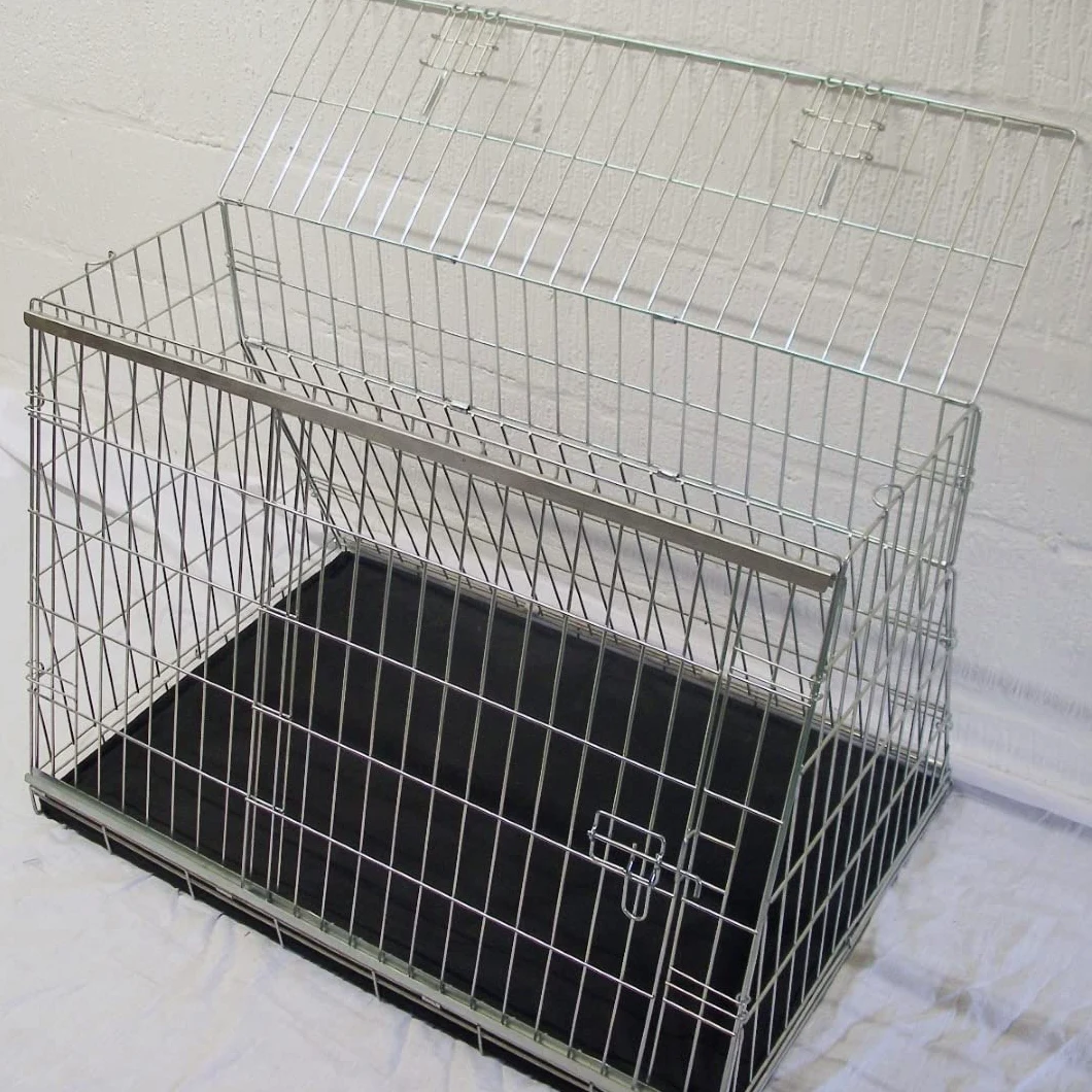 Pet World Universal CDC36 Cucciolo cane viaggio gabbia gabbia con lati inclinati anteriore e posteriore per fare un