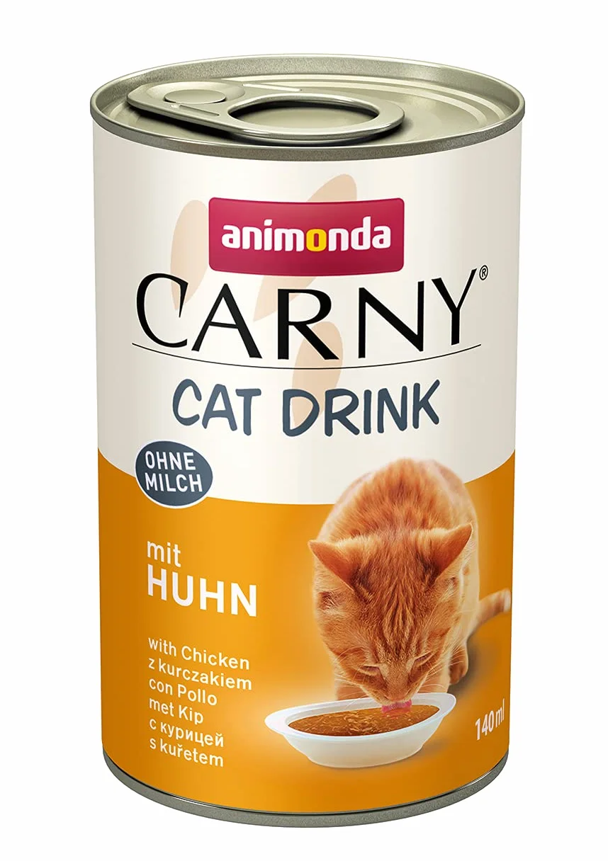 animonda Carny Adult Cat Drink, Cibo umido per gatti, Milka, Diversità della patria 8 x 140 ml